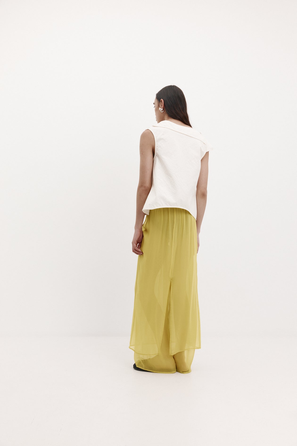 Camilla Skirt in Silk Georgette
