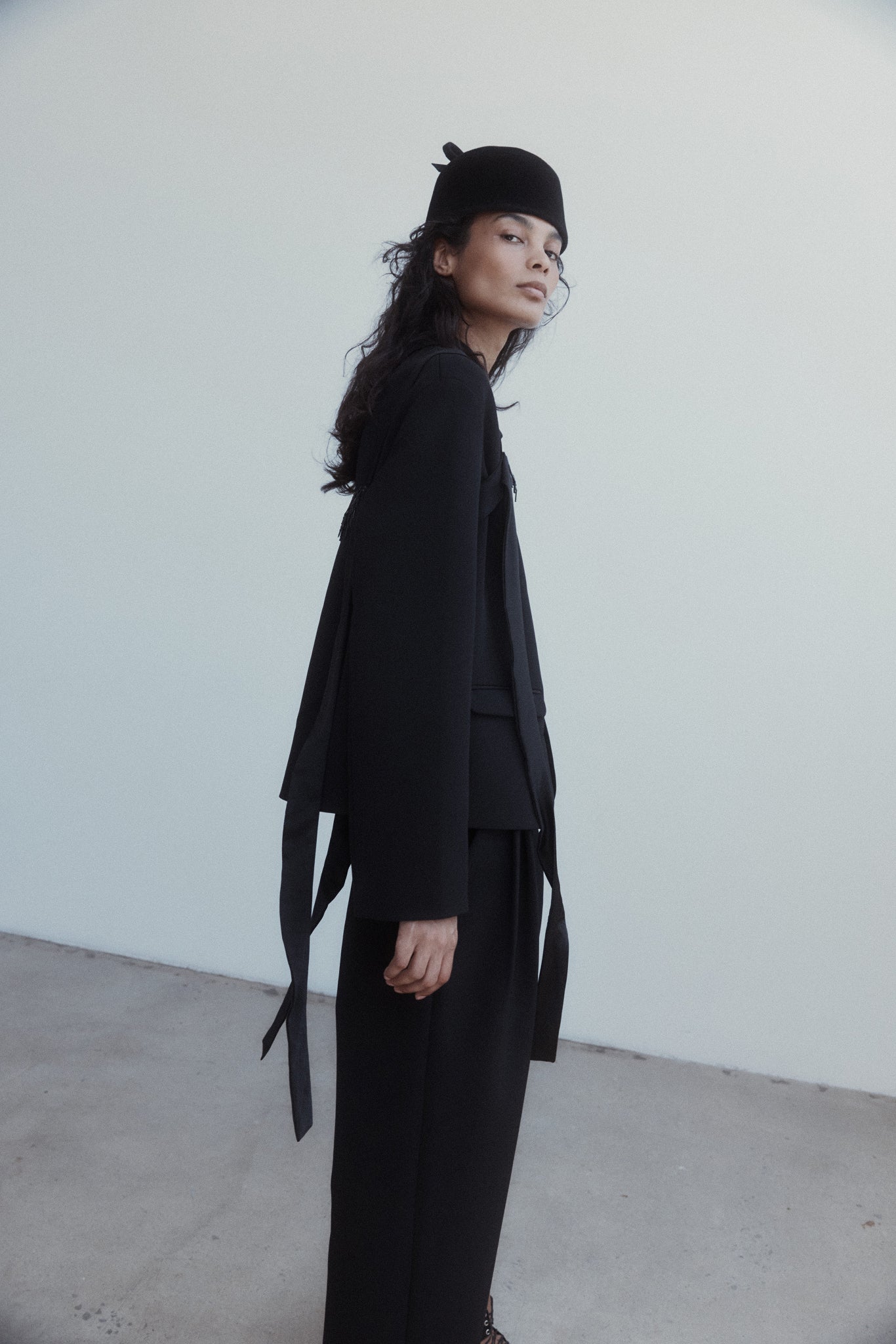 Cindy Jacket in Bonded Suiting