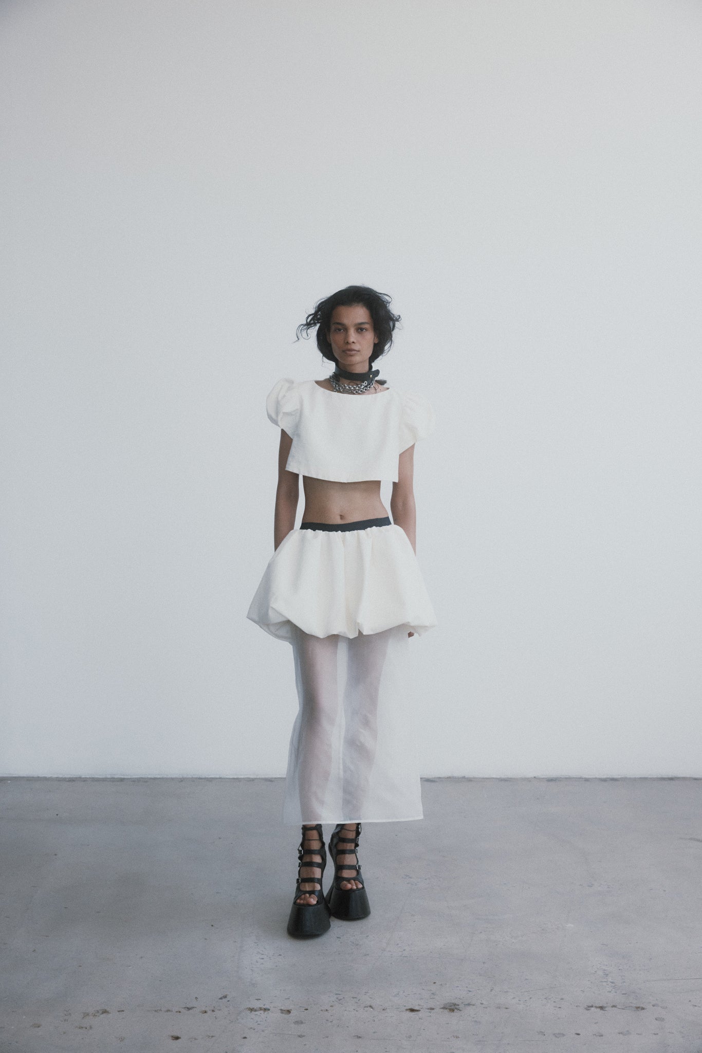 Macy Skirt in Washed Cotton