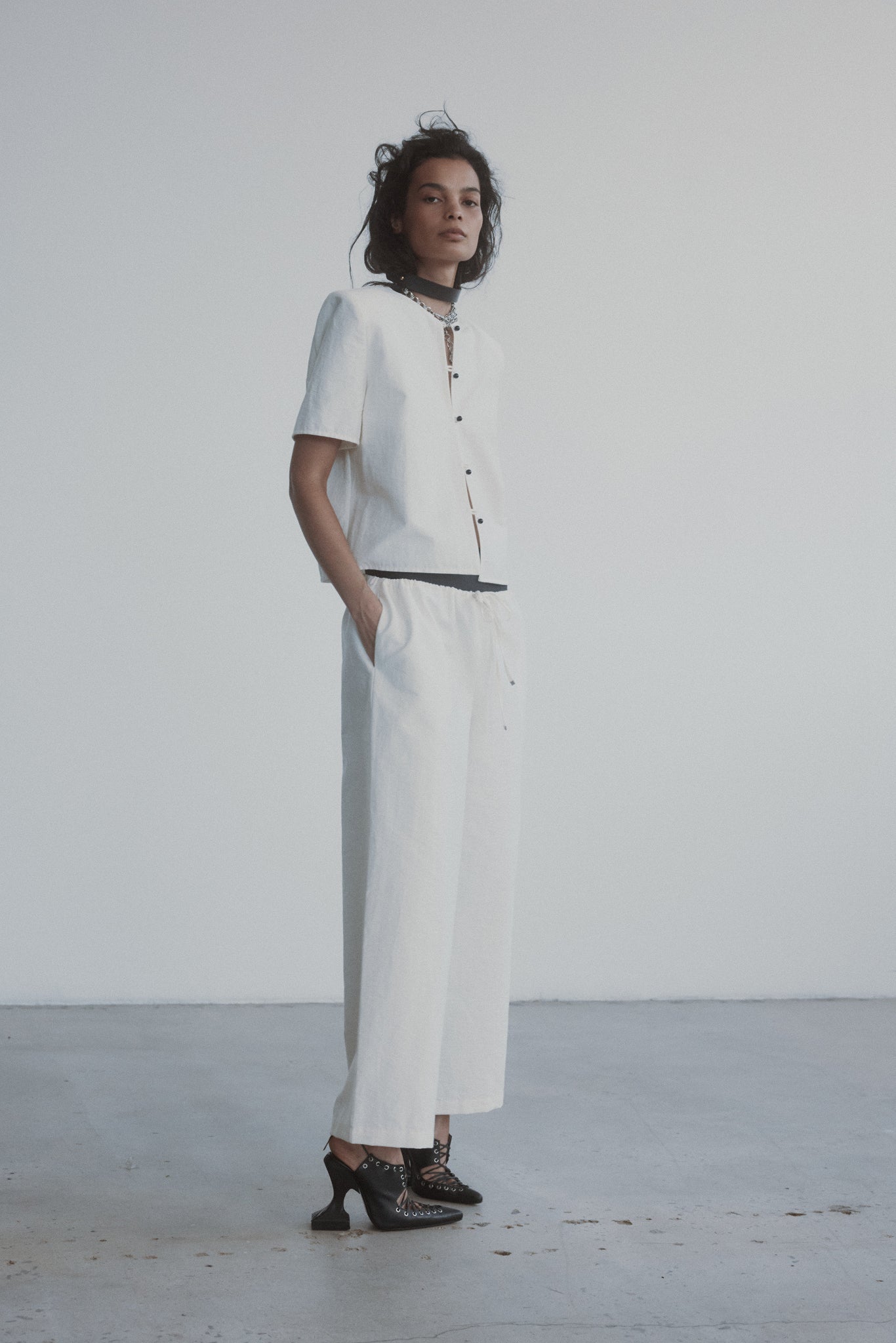 Tina Top in Washed Cotton