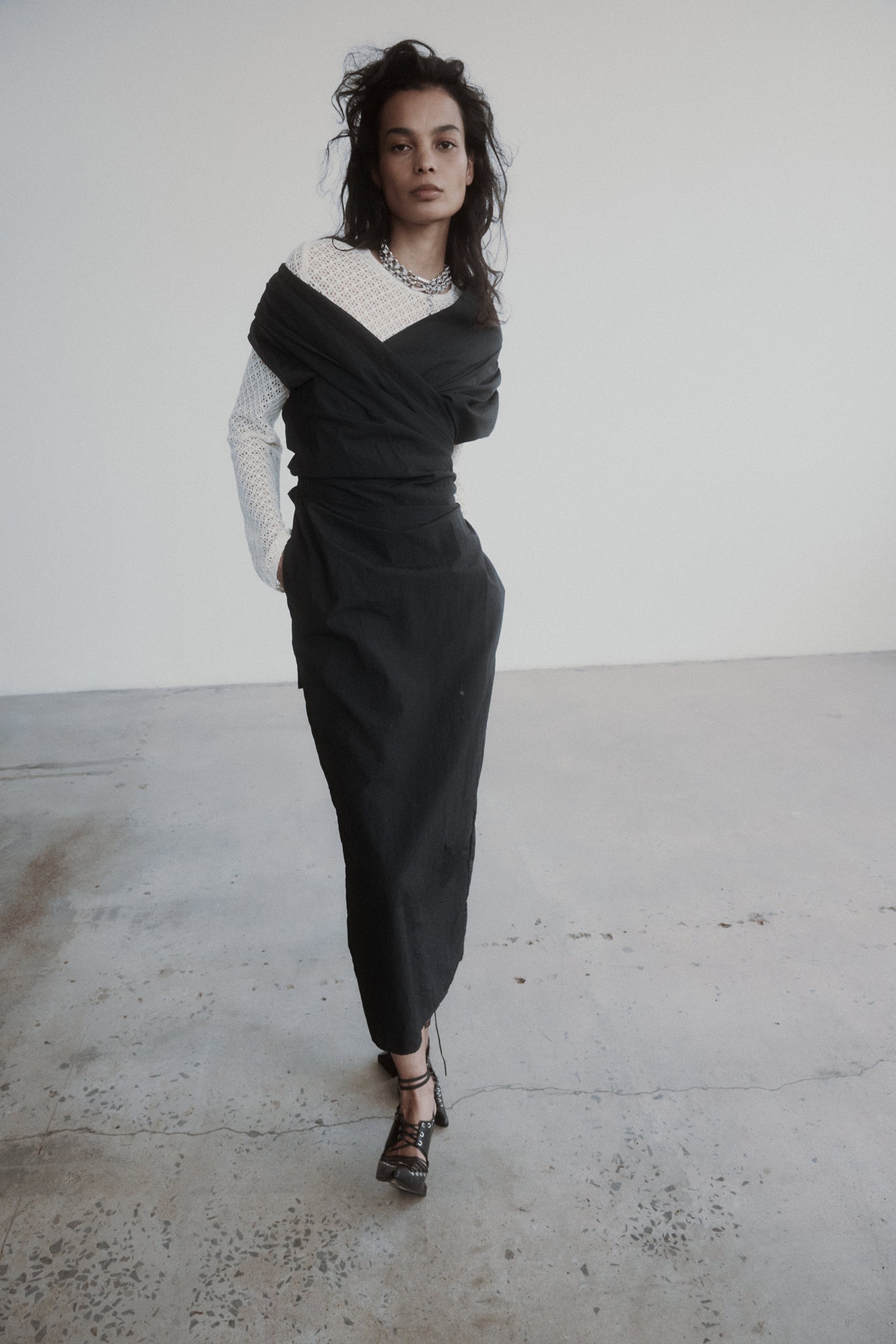 Eva Top in Knit Lace