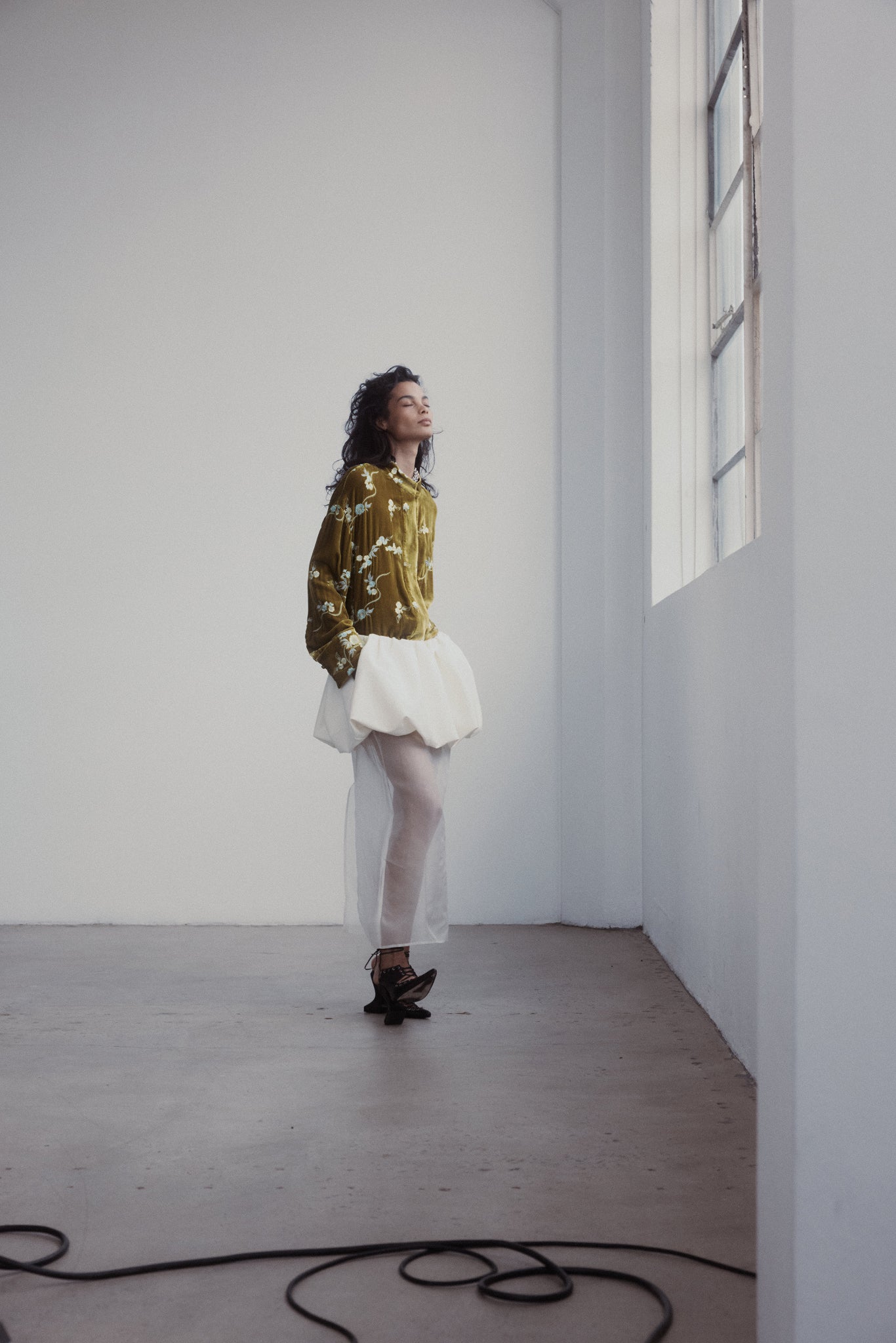Macy Skirt in Washed Cotton