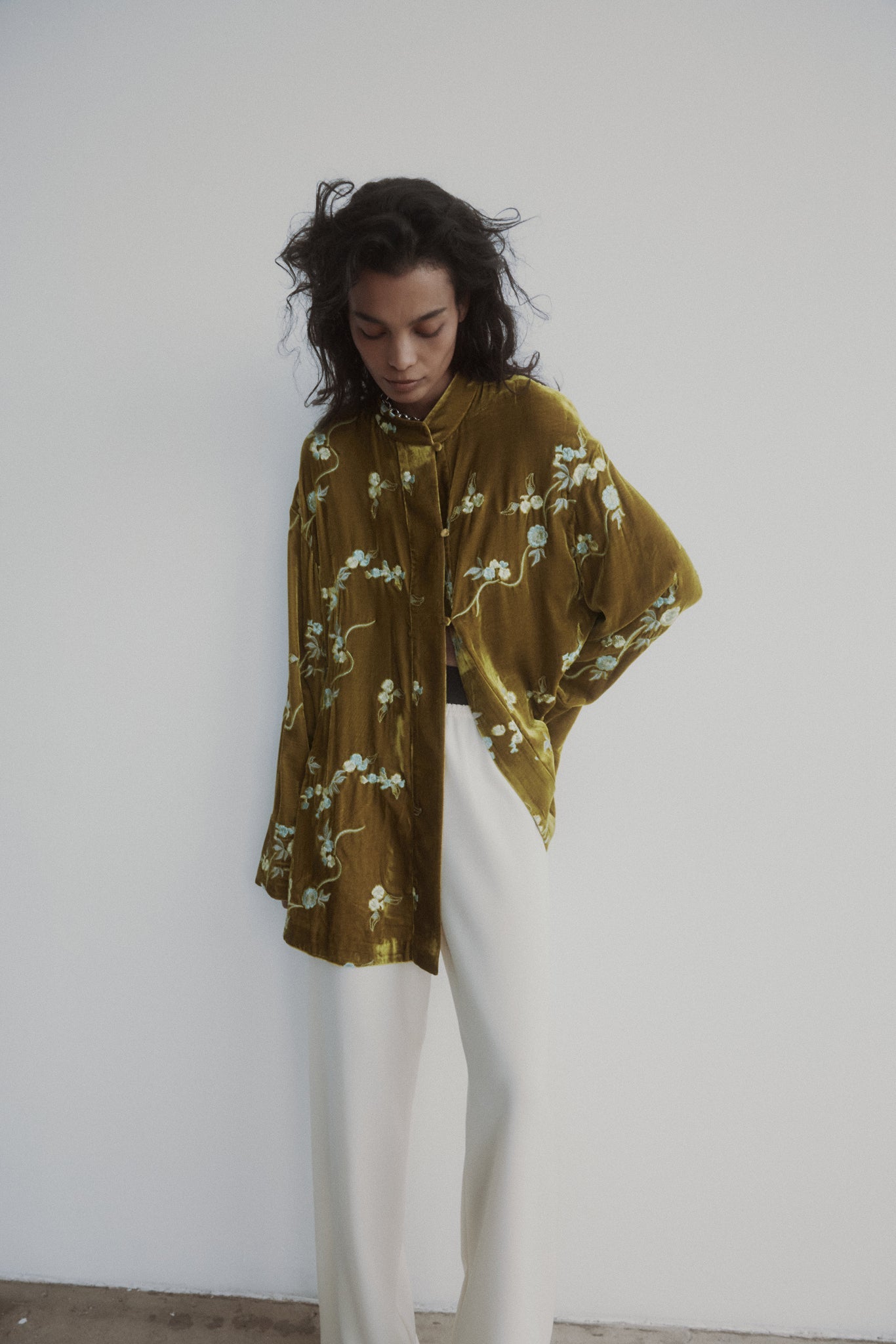 Graff Jacket in Embroidered Velvet