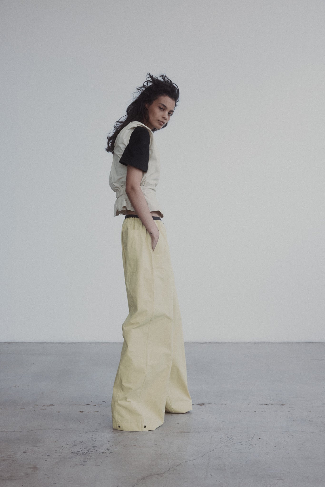 Tanaka Trouser in Tech Taffeta