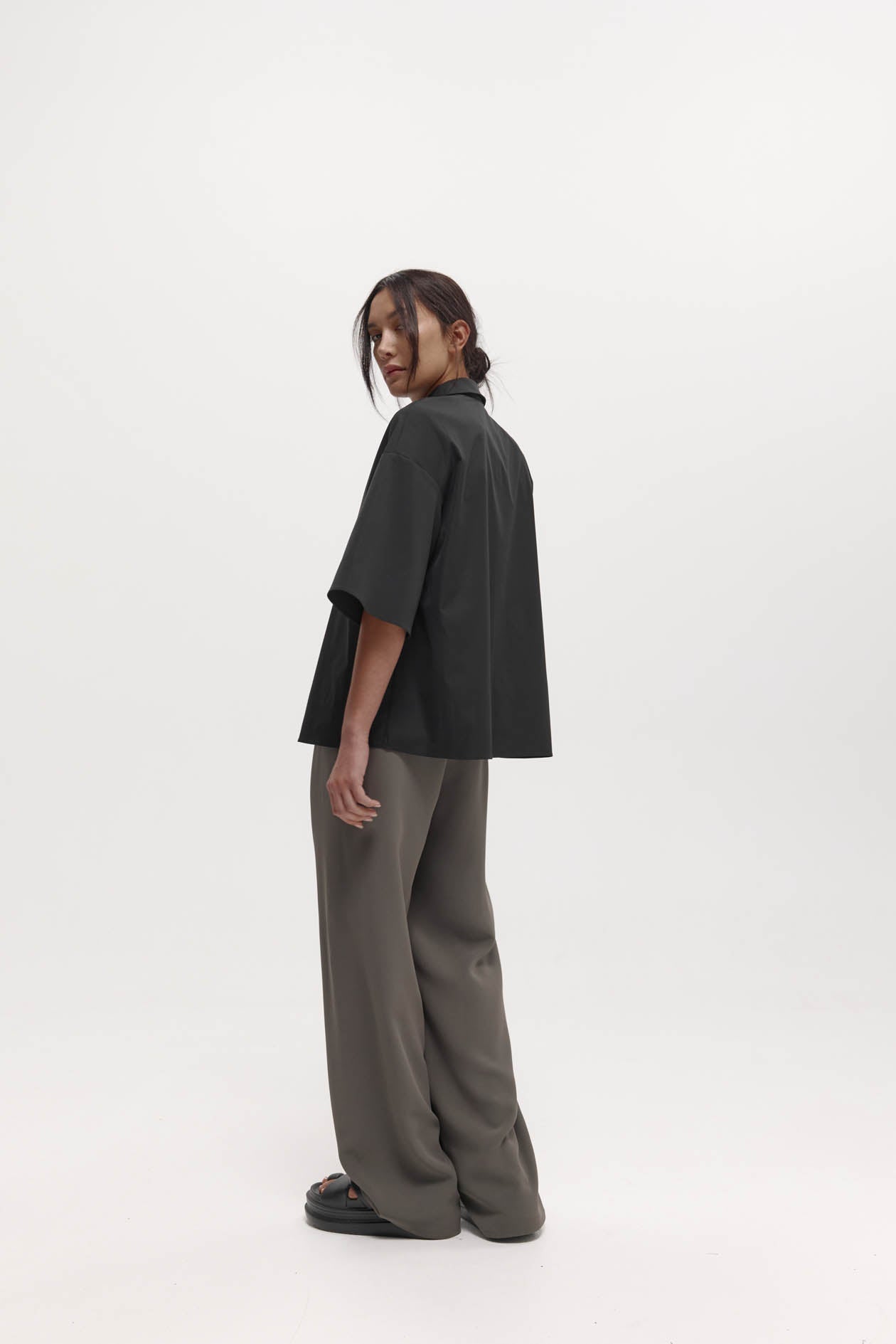 Irving Trouser in Drape Suiting