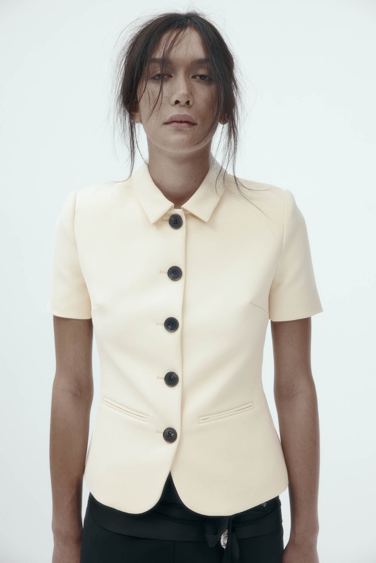Short Sleeve Bardot Blazer