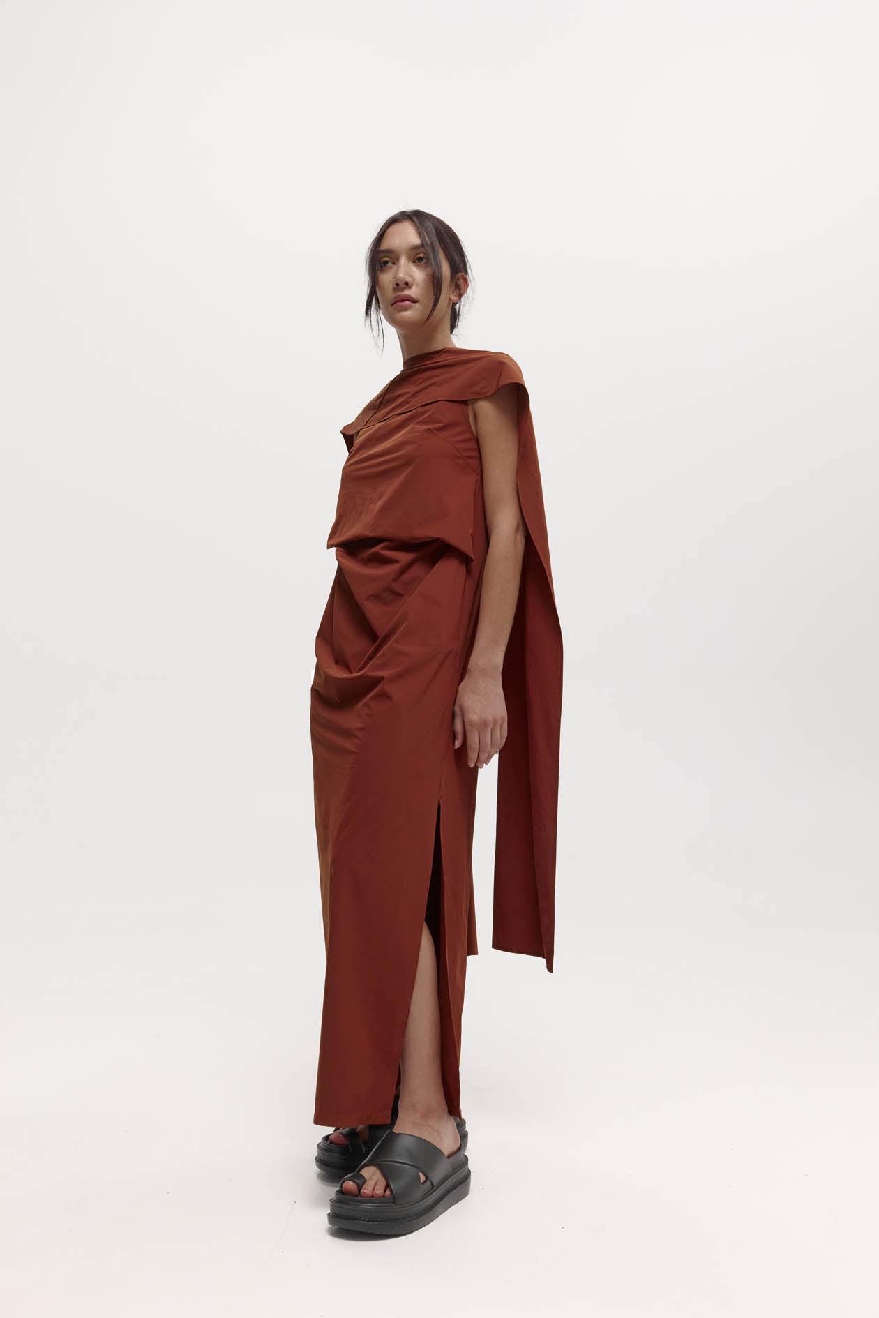 Laro Dress in Stretch Nylon