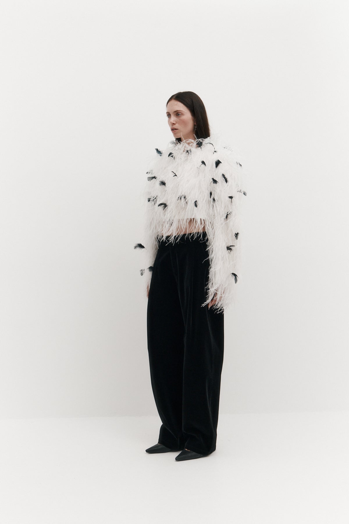 Aitti Jacket in Ostrich Feather