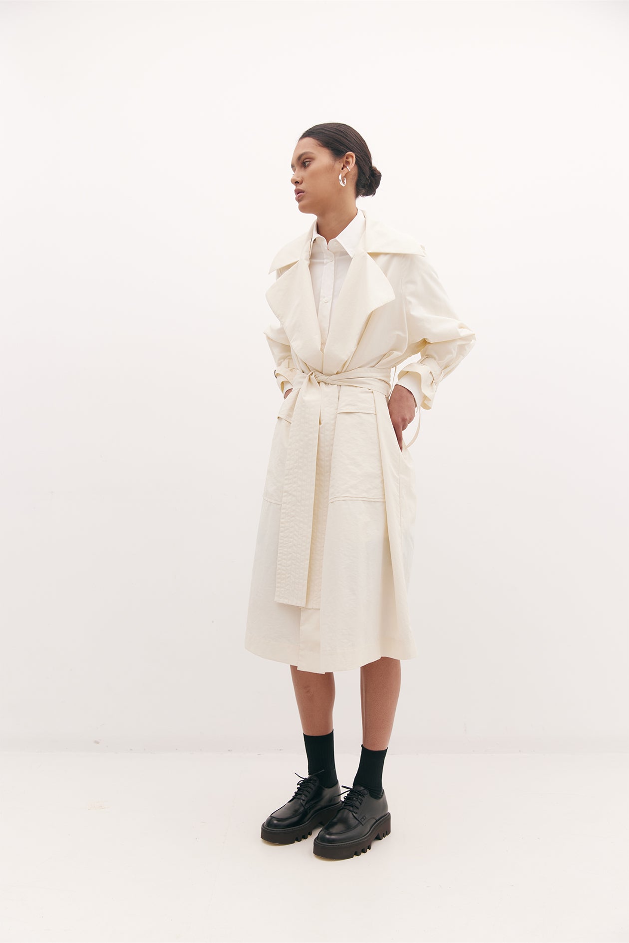 Miller Trench Ivory