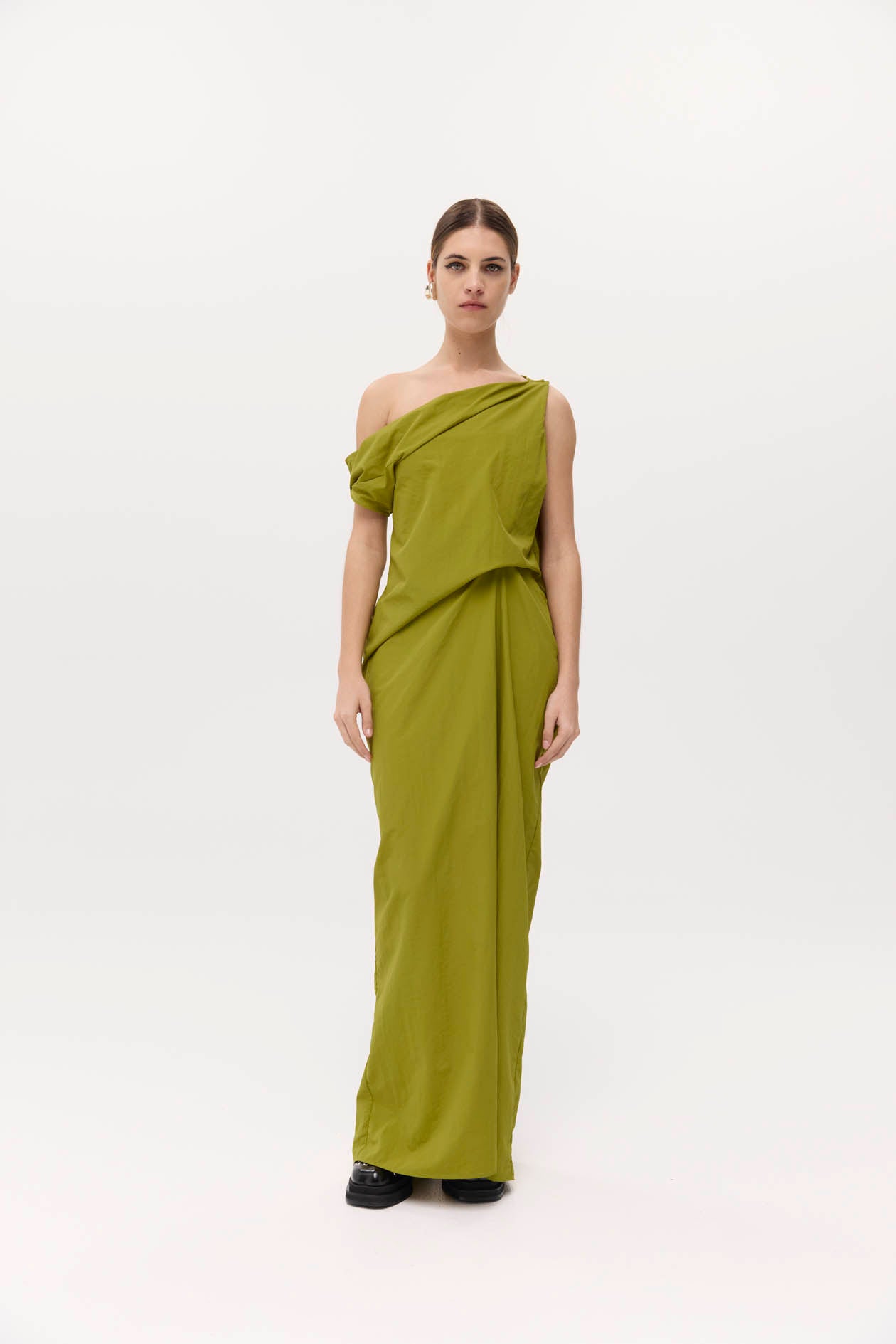 Amory Dress Chartreuse