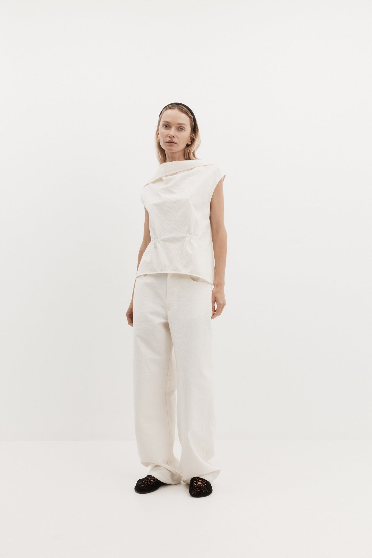 Dean Trouser in Washed Cotton