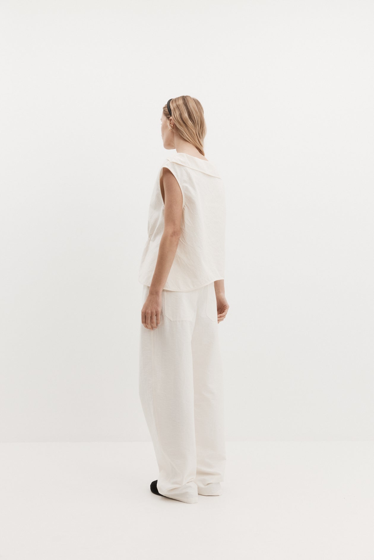 Dean Trouser in Washed Cotton