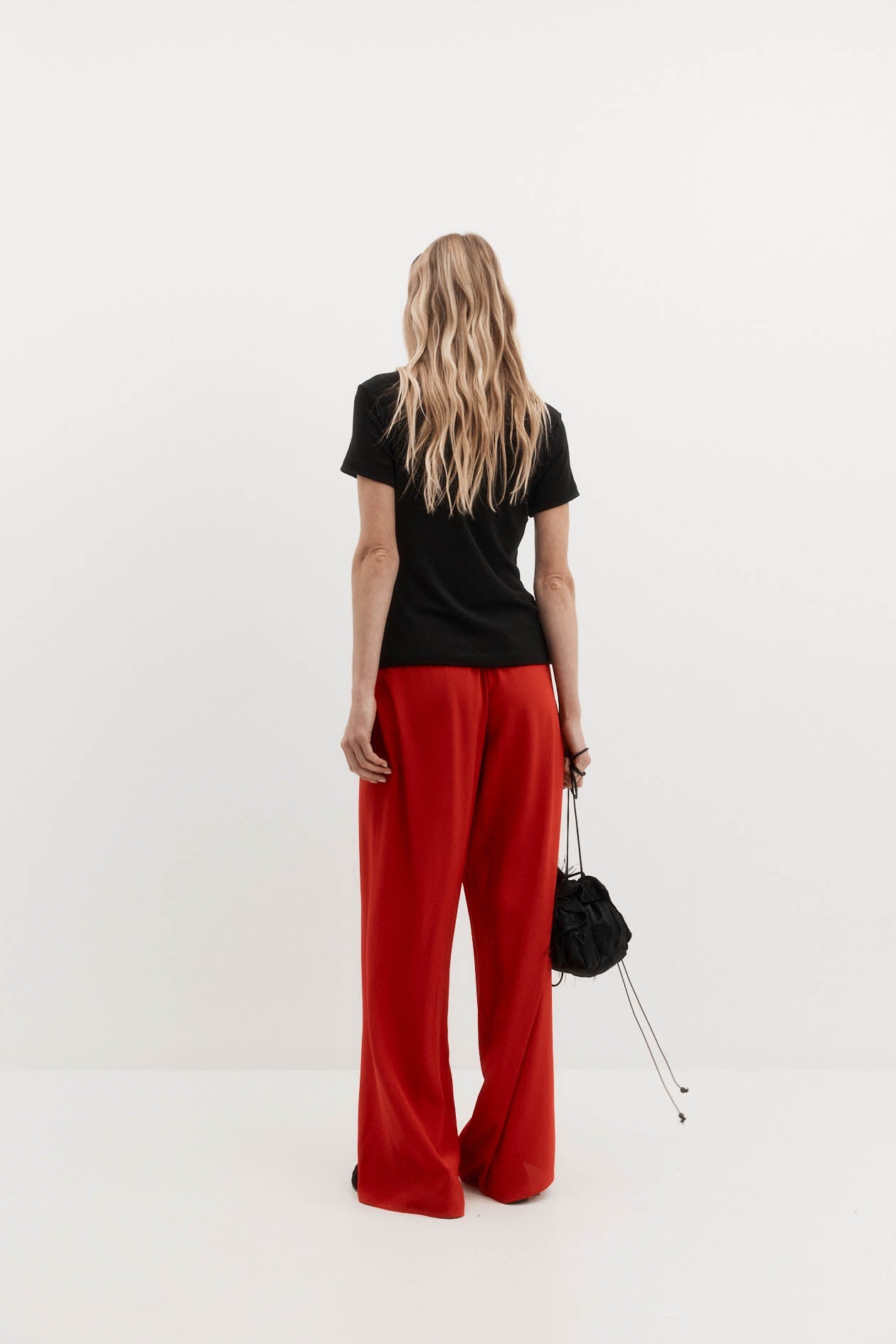 Irving Trouser in Silk Crepe de Chine