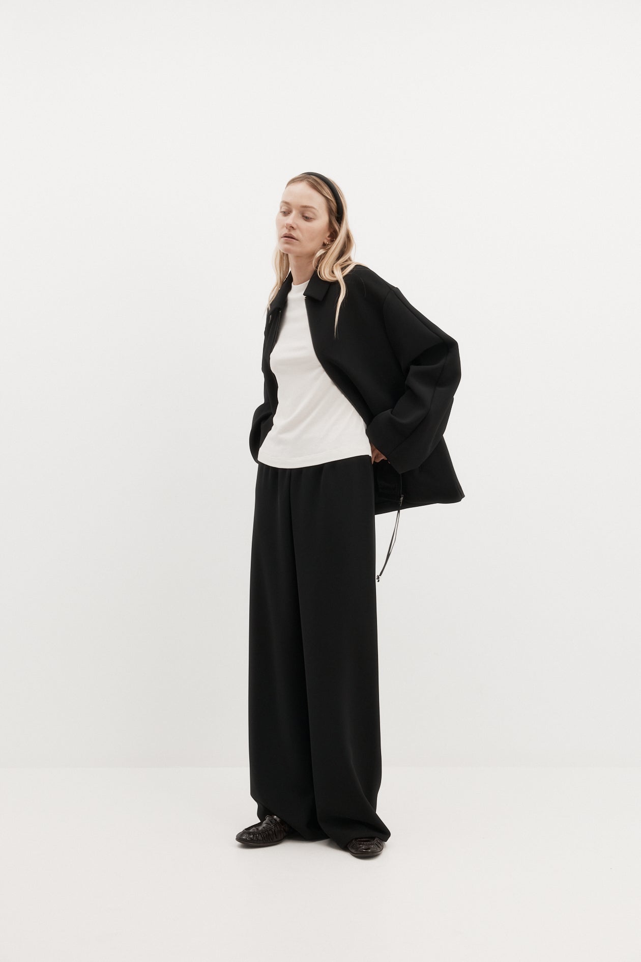 Orwell Jacket in Bonded Suiting – Harris Tapper