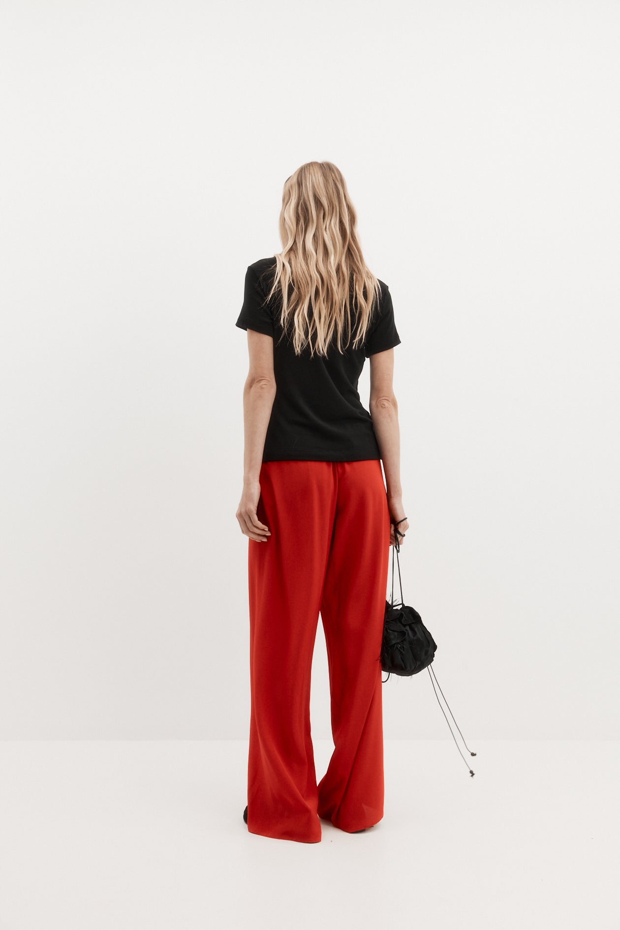 Irving Trouser in Silk Crepe de Chine