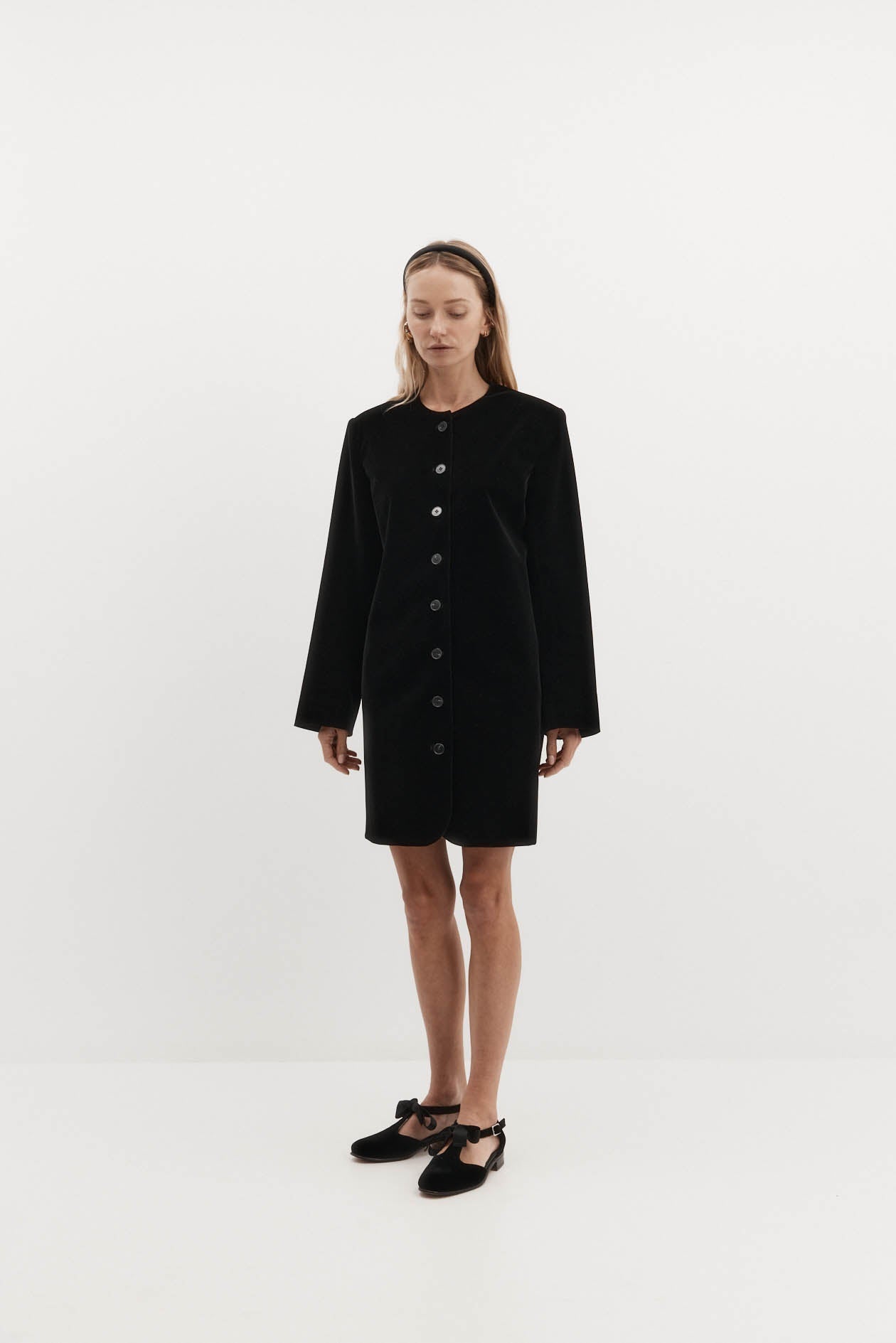 Tilmens Blazer Dress in Velvet