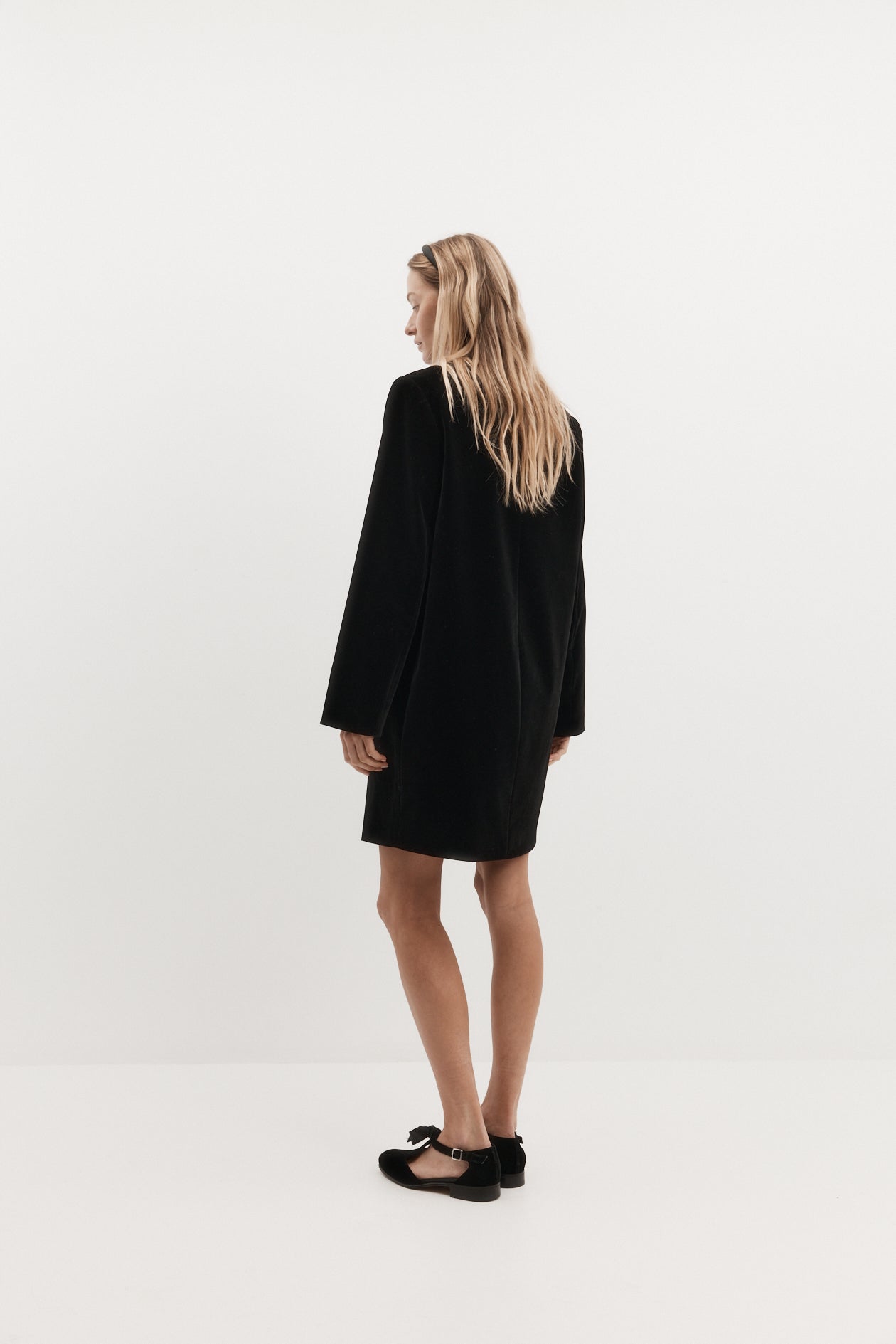Tilmens Blazer Dress in Velvet