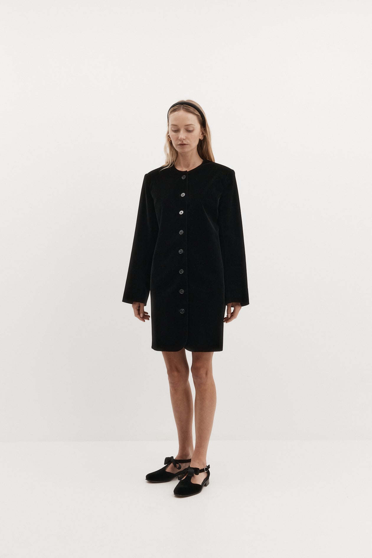 Tilmens Blazer Dress in Velvet