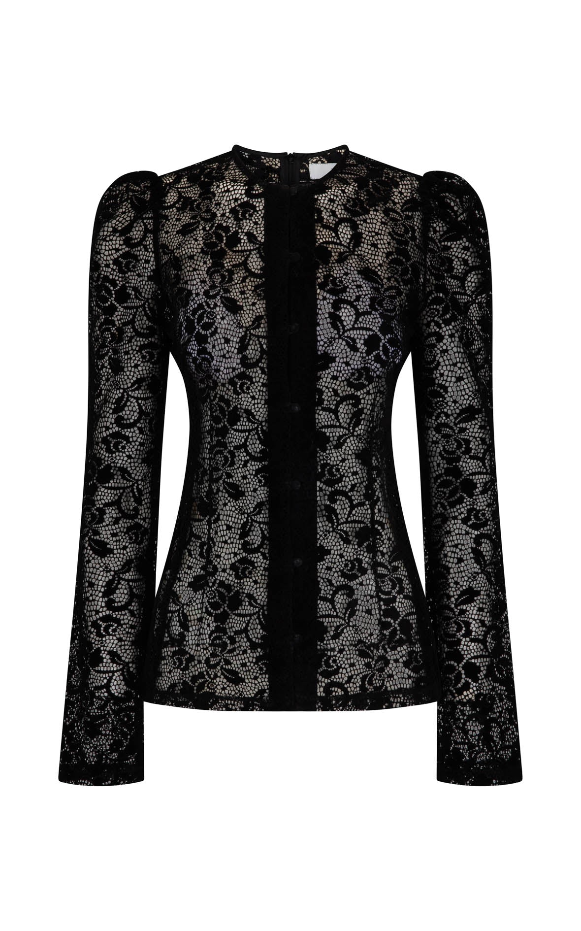 Helena Top Black Lace