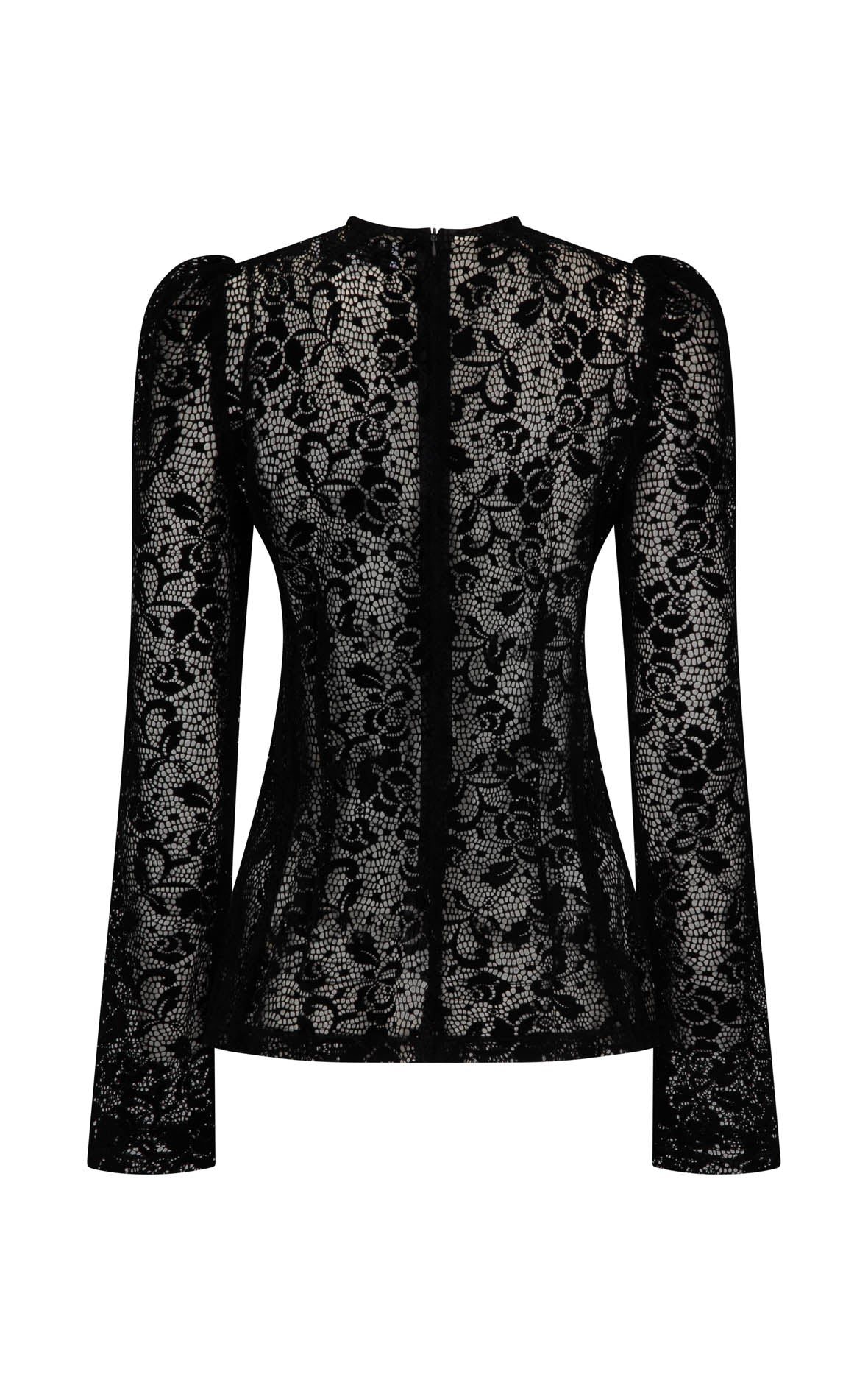 Helena Top Black Lace