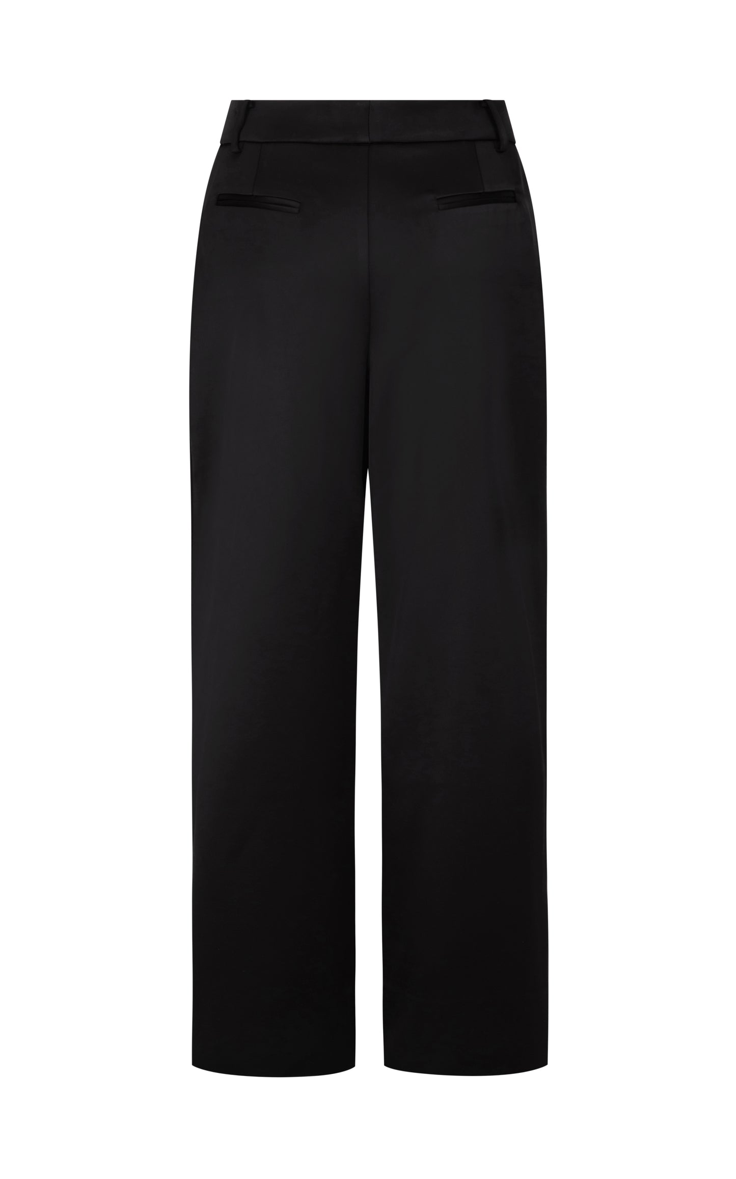 Abel Trouser Black Satin