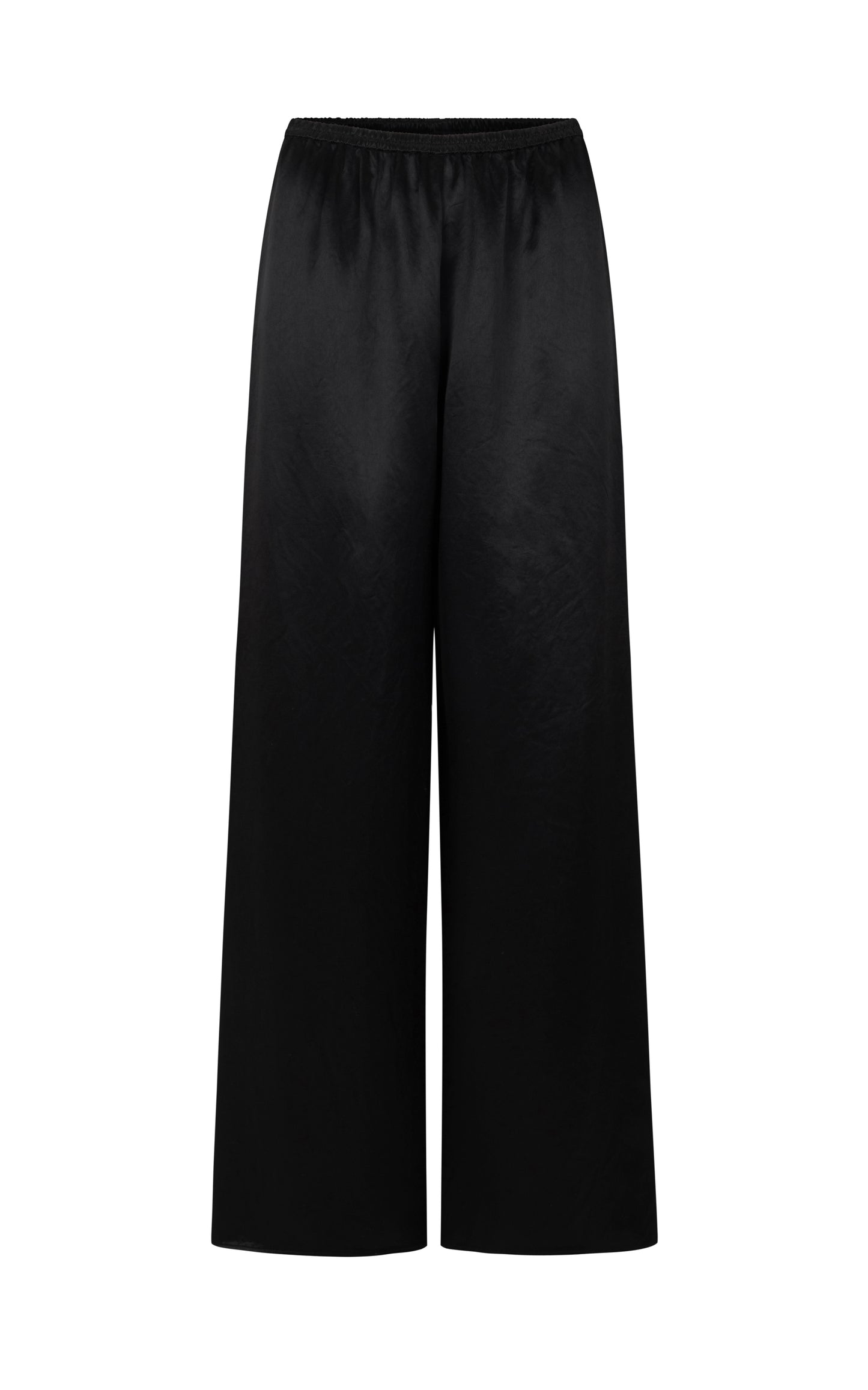 Irving Trouser Black Satin