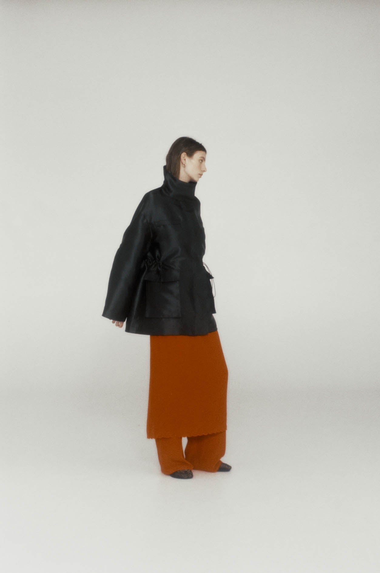 Camilla Skirt in Silk Crepe de Chine