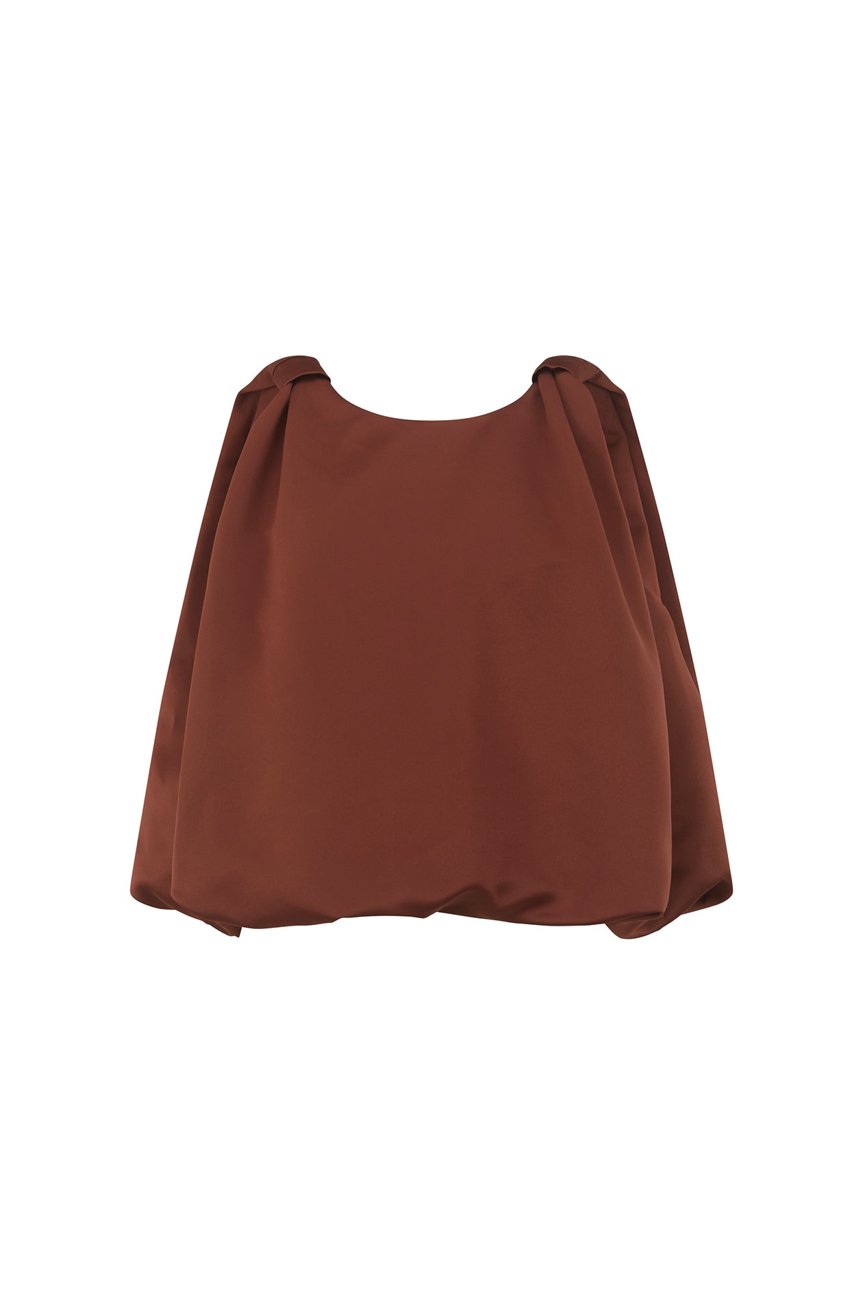 Knot Top in Satin Faille
