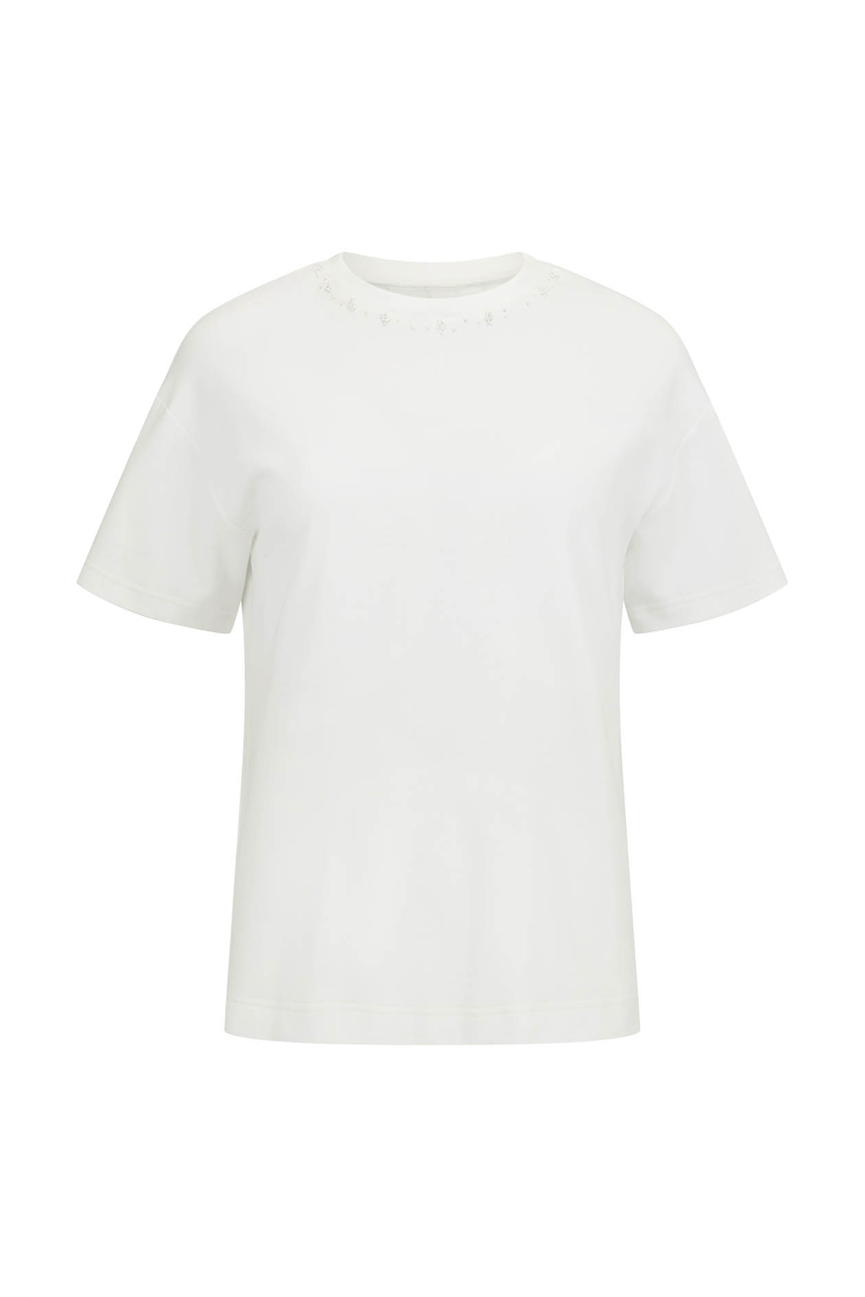 Lotte T-Shirt in Cotton Beading
