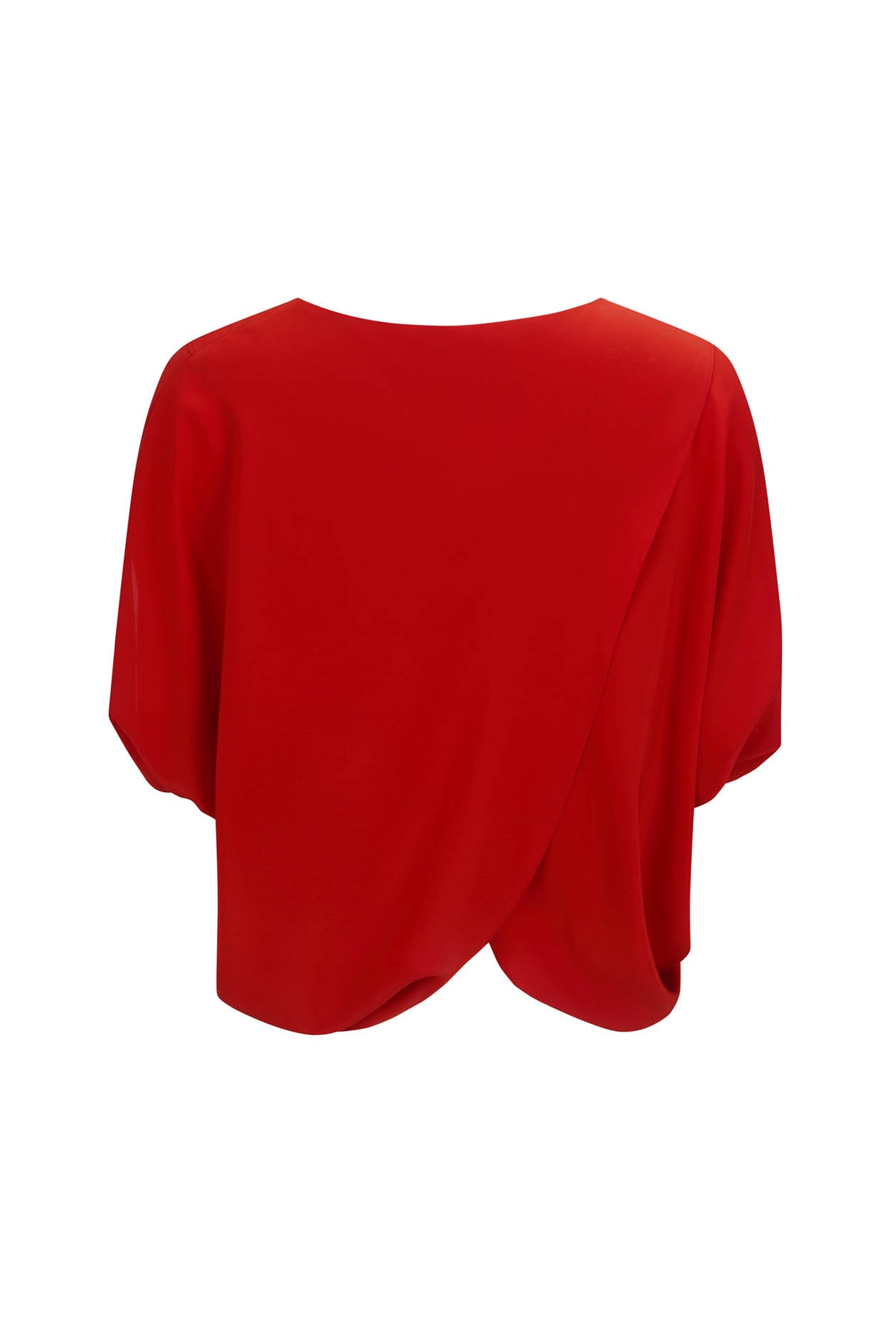 Leaf Top in Silk Crepe de Chine