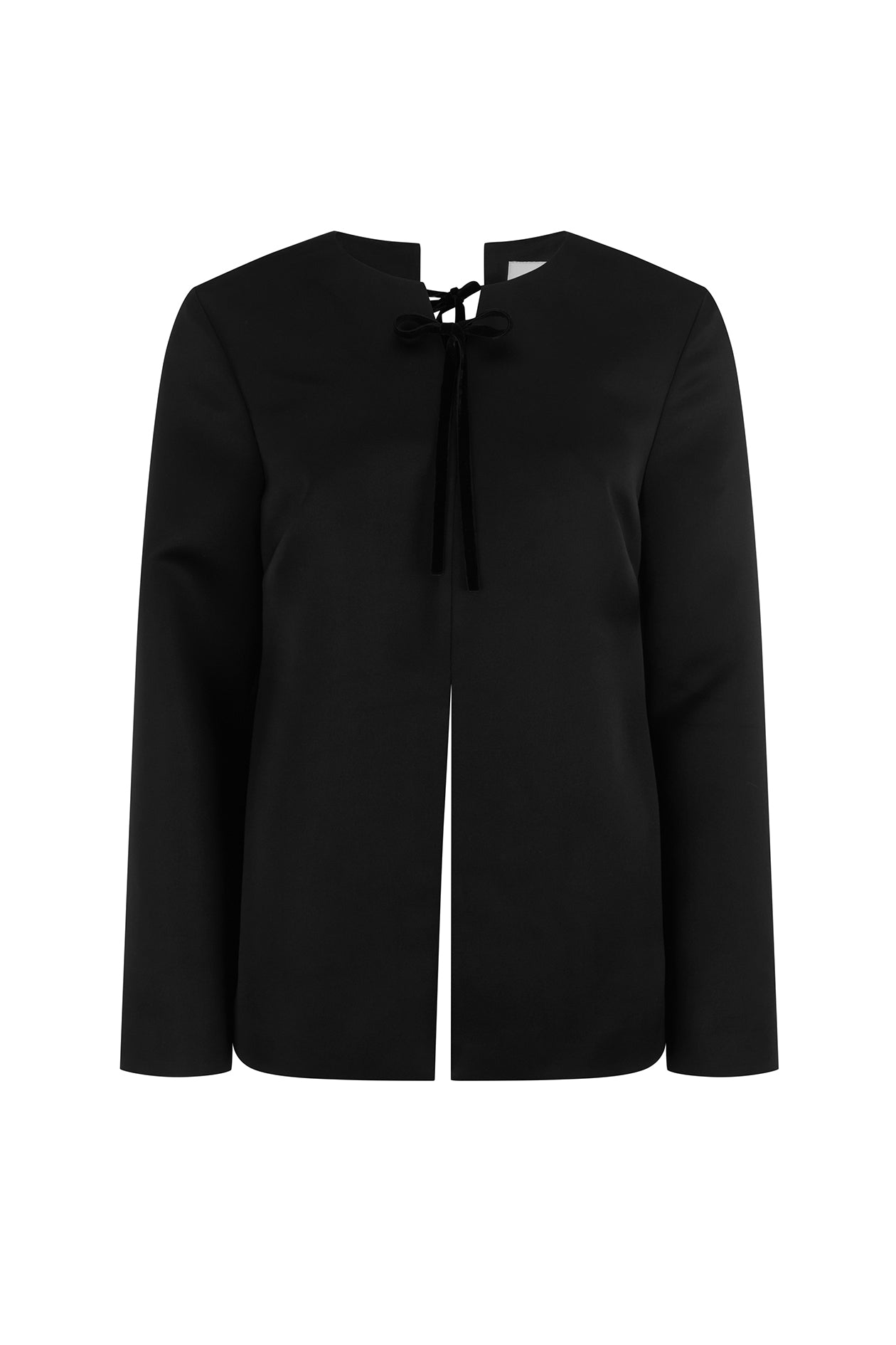 Loin Top in Satin Faille