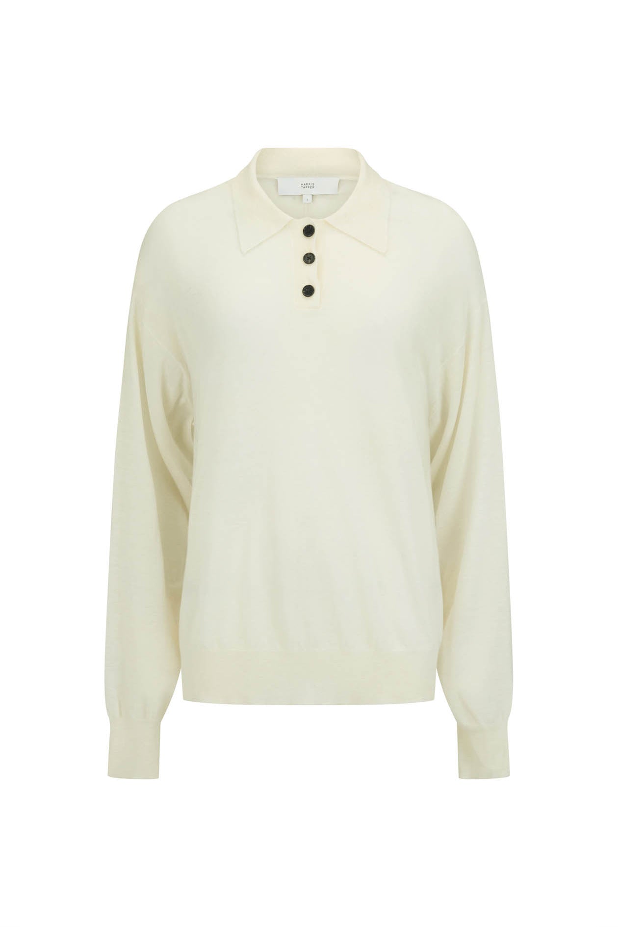 Long Sleeve Orwell Polo in Merino