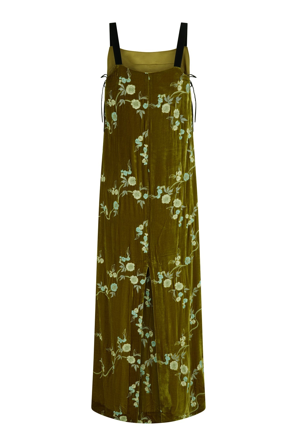 Pairo Dress in Embroidered Velvet