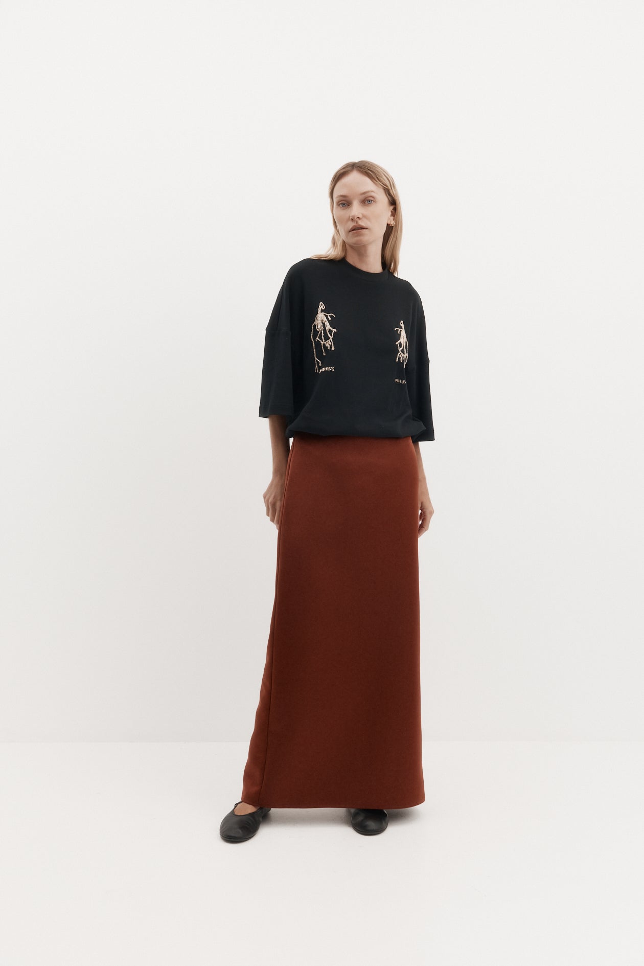 Tilda Skirt in Satin Faille