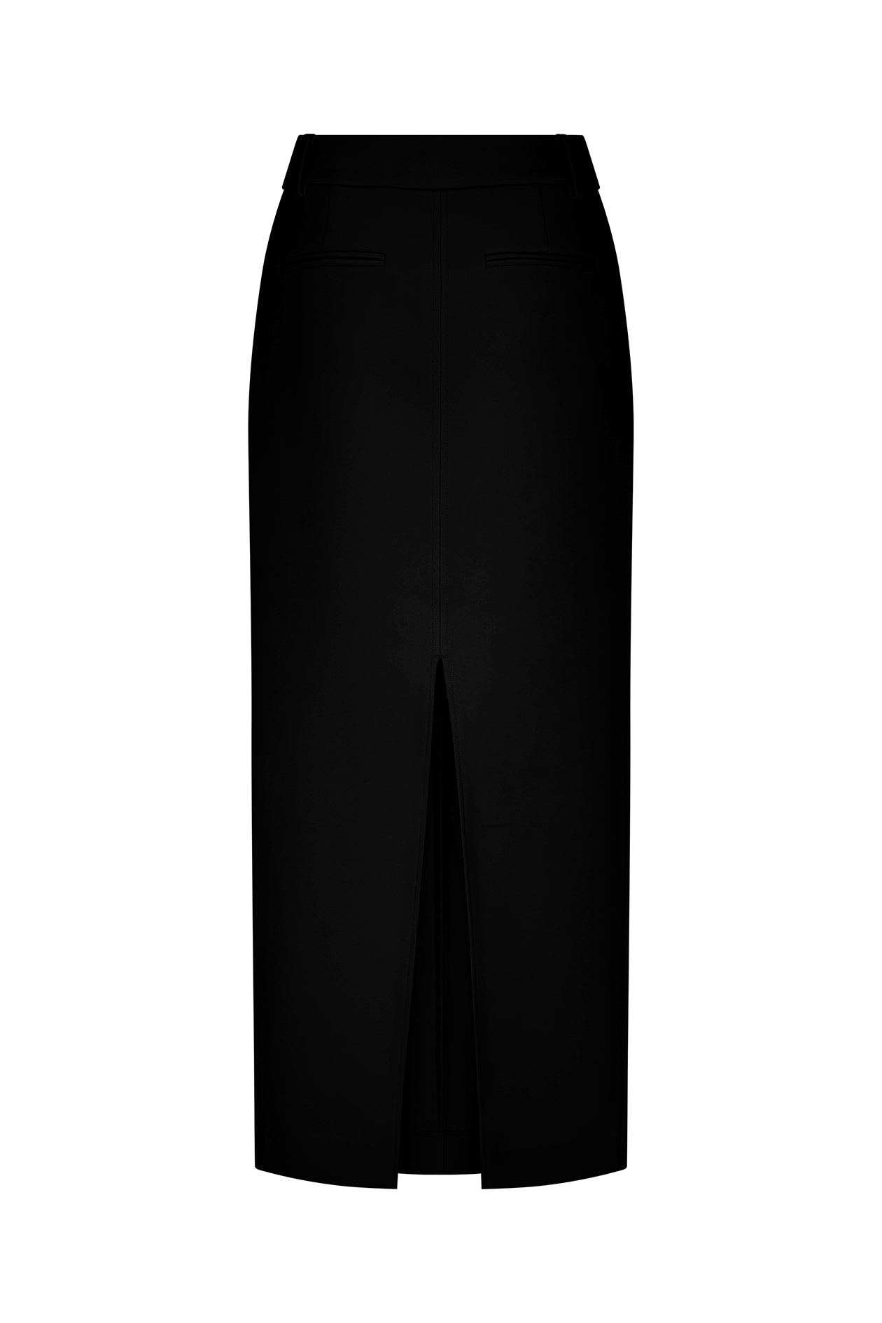 Long Jas Skirt Black