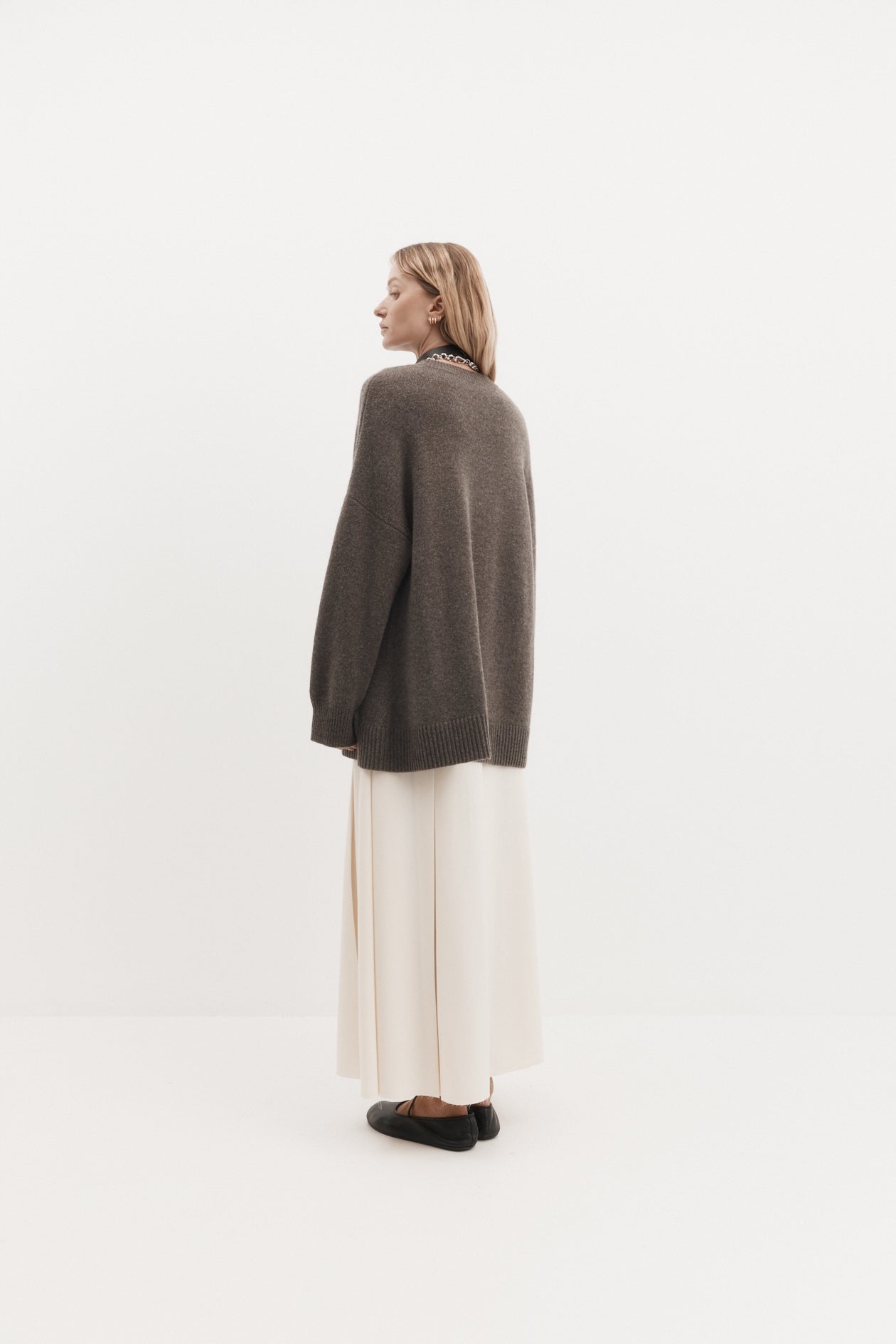 Ava Skirt in Drape Suiting