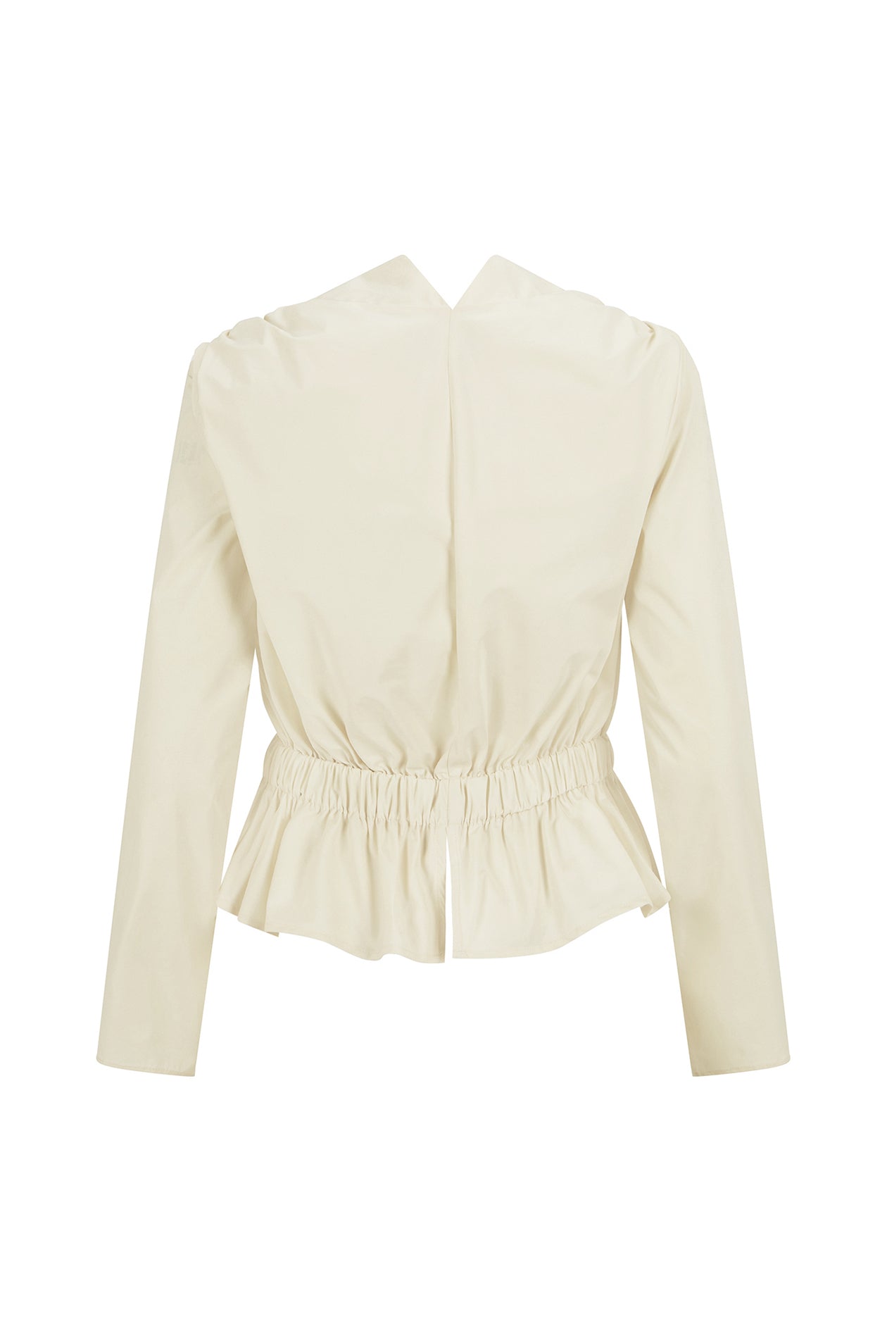 Long Sleeve Chaimberlain Top in Tech Taffeta