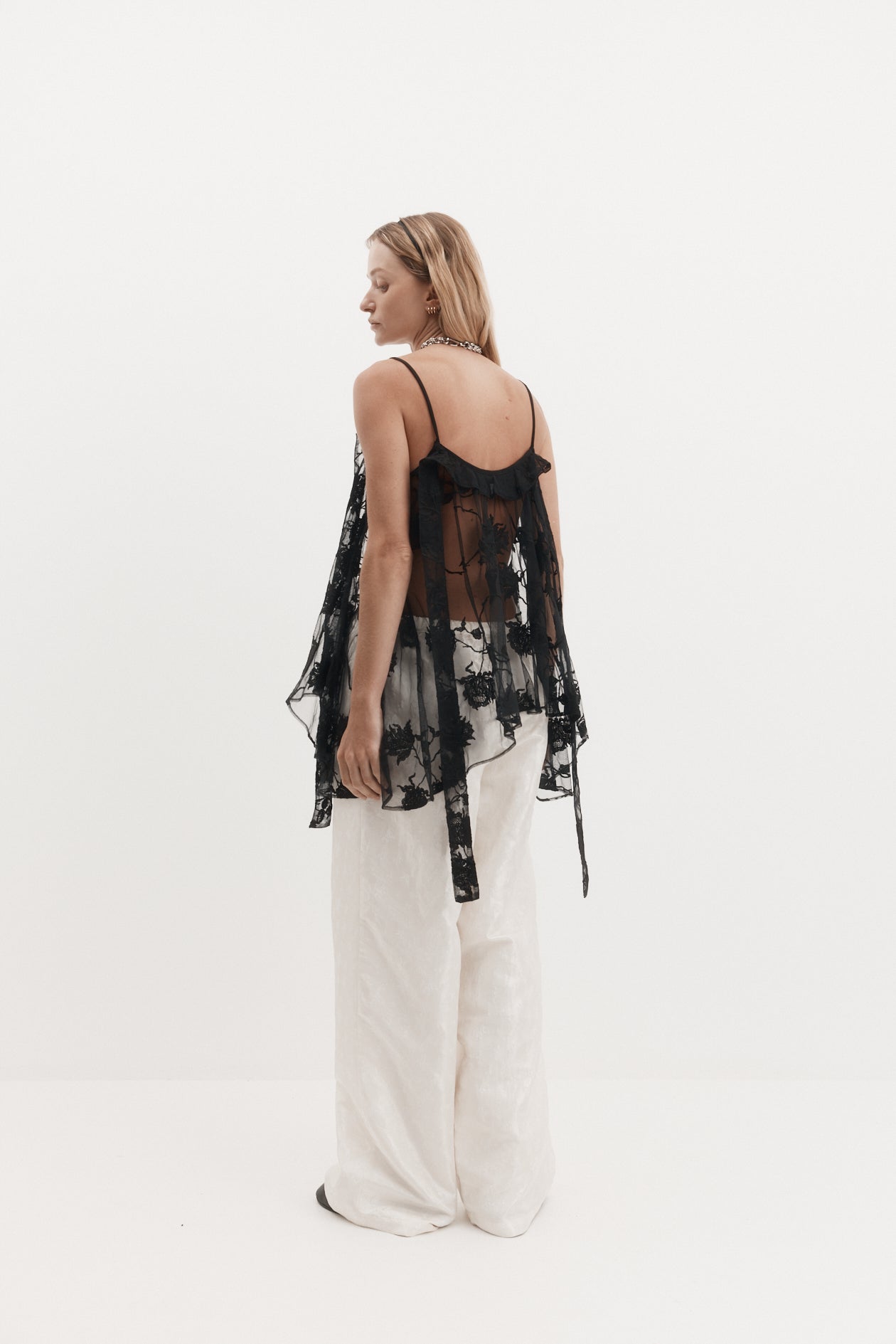 Park Top in Embroidered Tulle