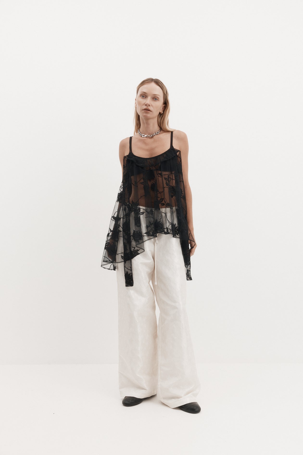 Park Top in Embroidered Tulle