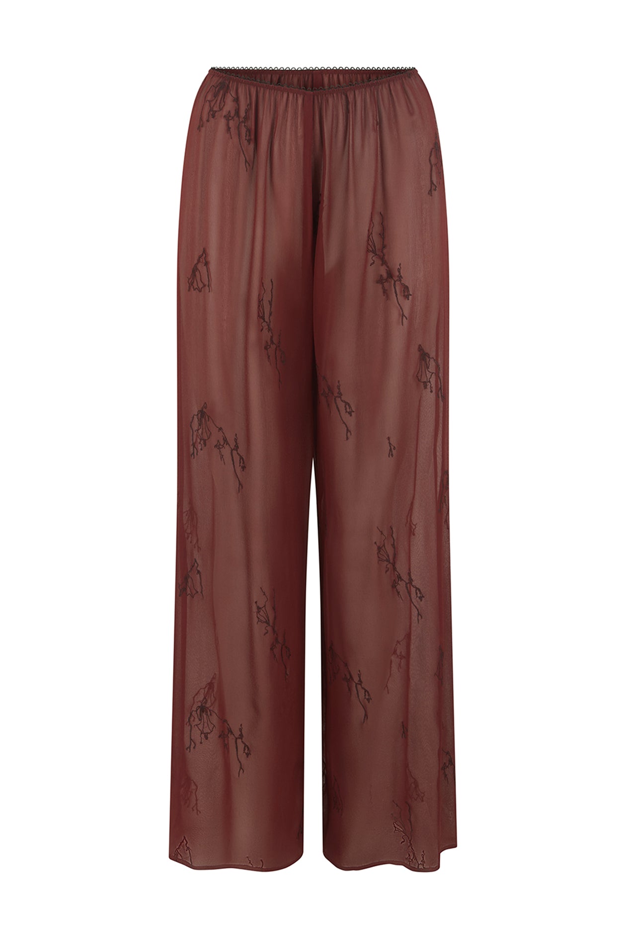 Irving Trouser in Silk Georgette