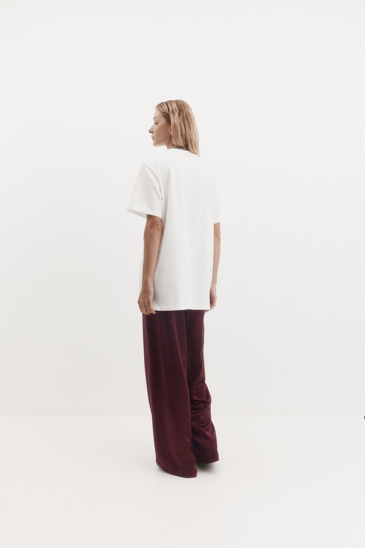 Irving Trouser in Silk Satin