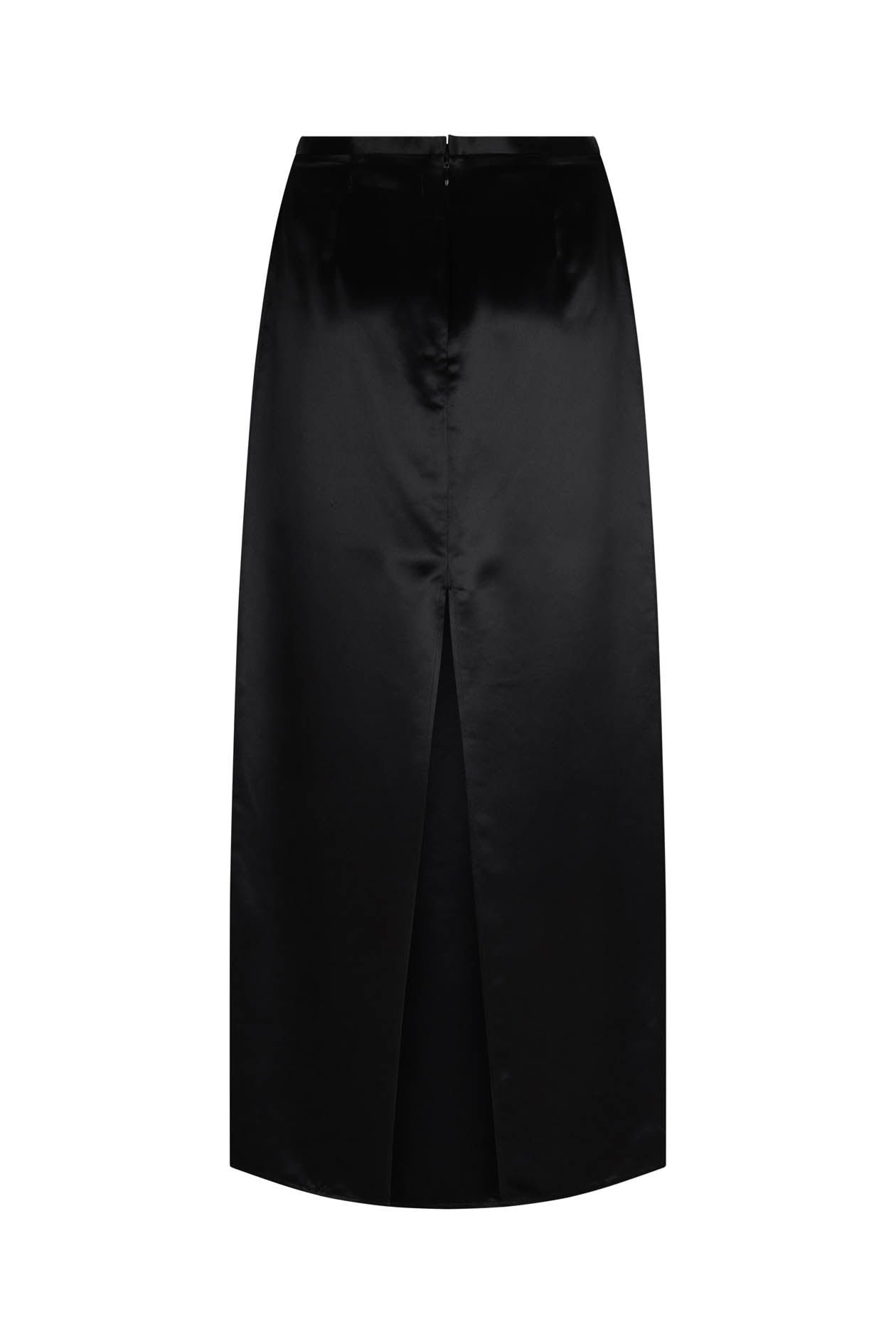Tilda Skirt Black Satin