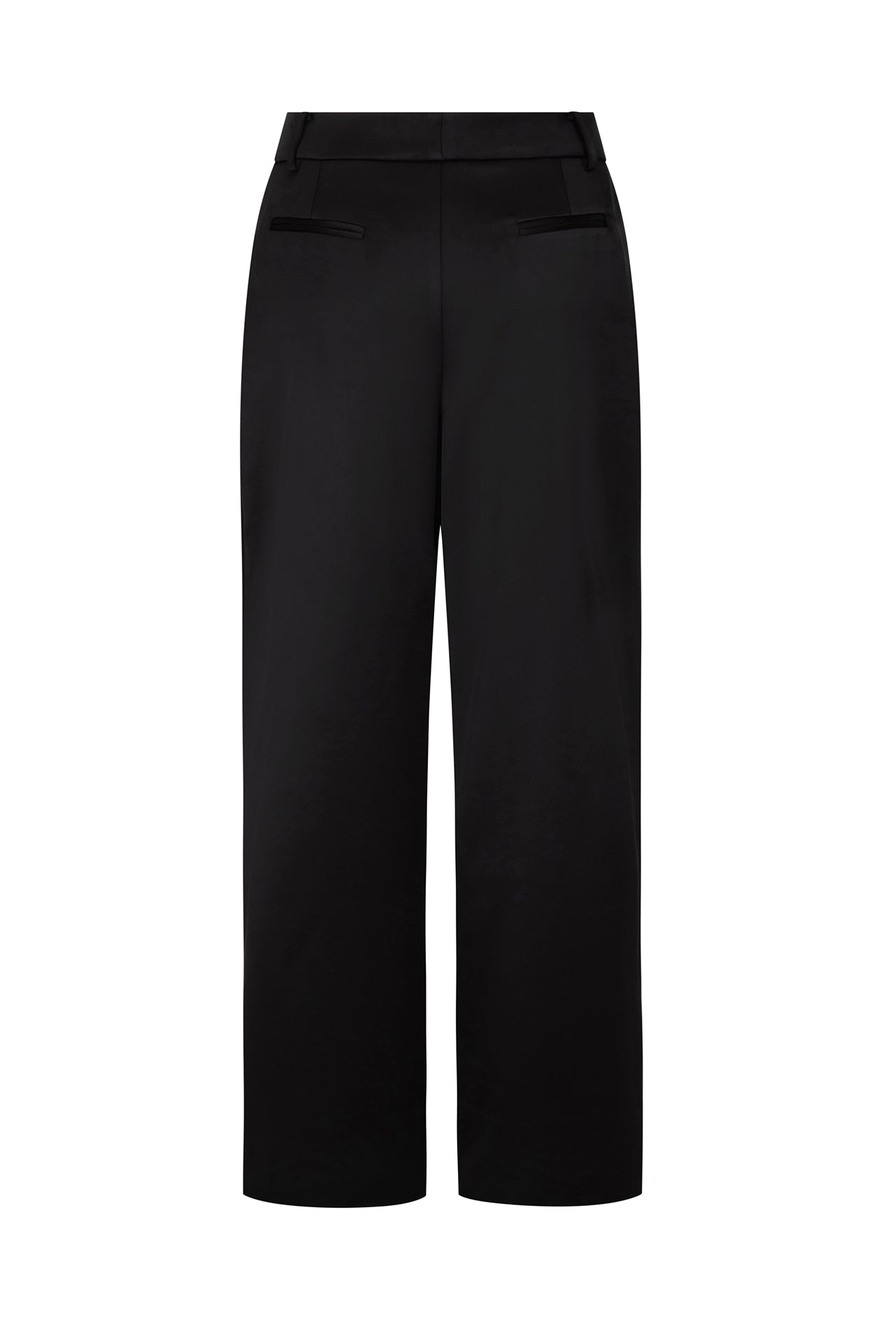 Abel Trouser Black Satin
