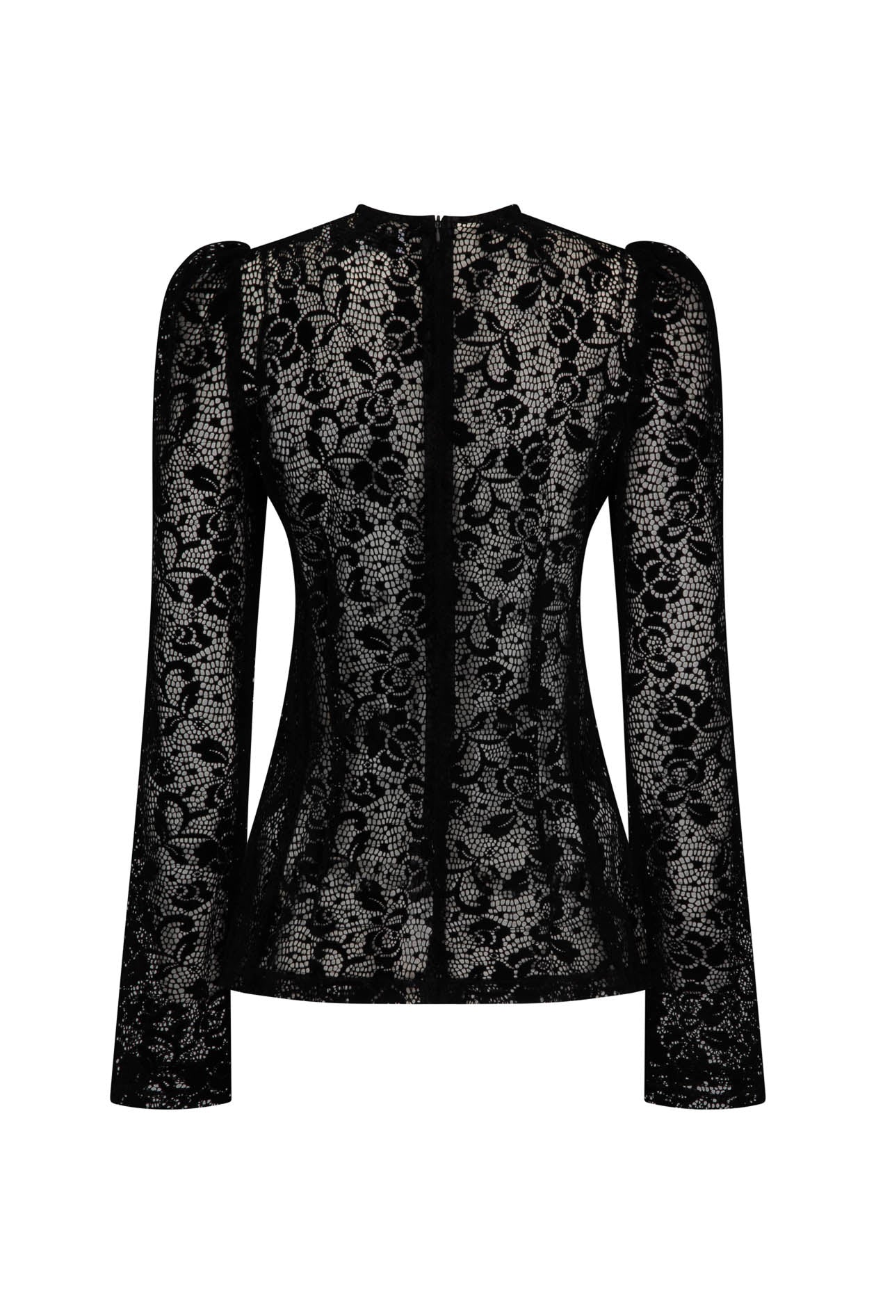 Helena Top Black Lace