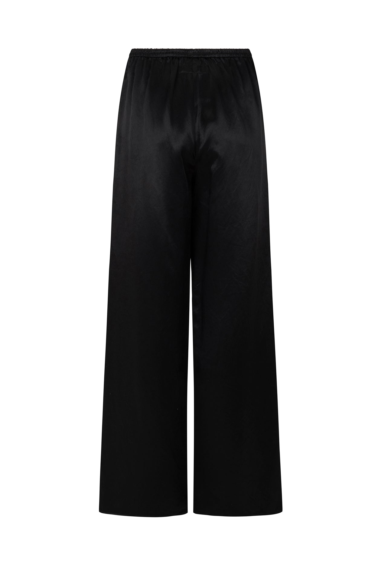 Irving Trouser Black Satin