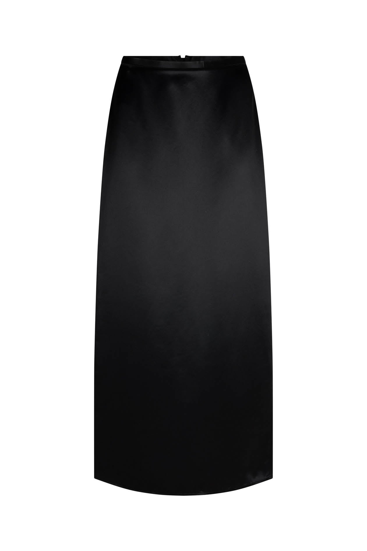 Tilda Skirt Black Satin
