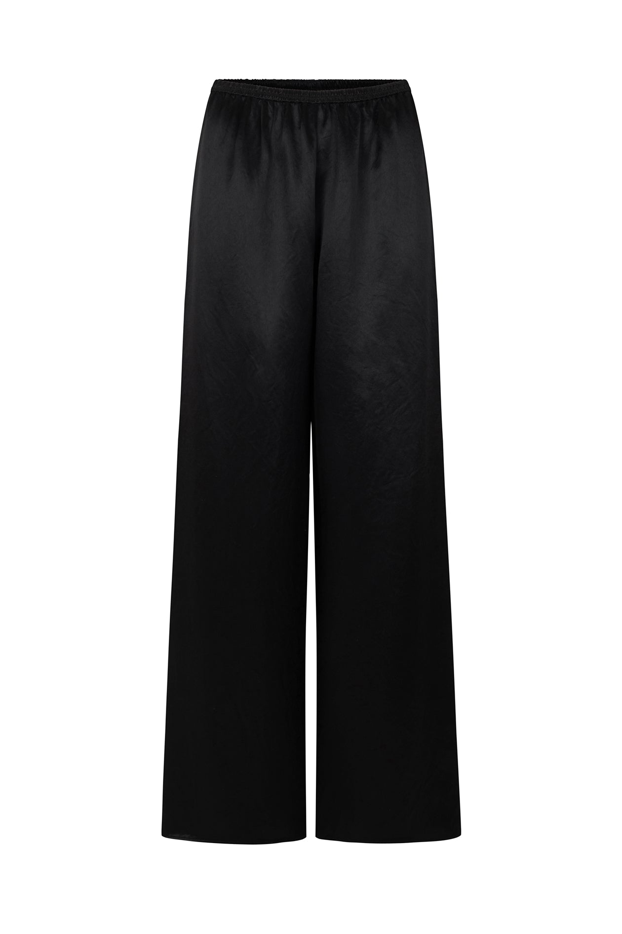 Irving Trouser Black Satin