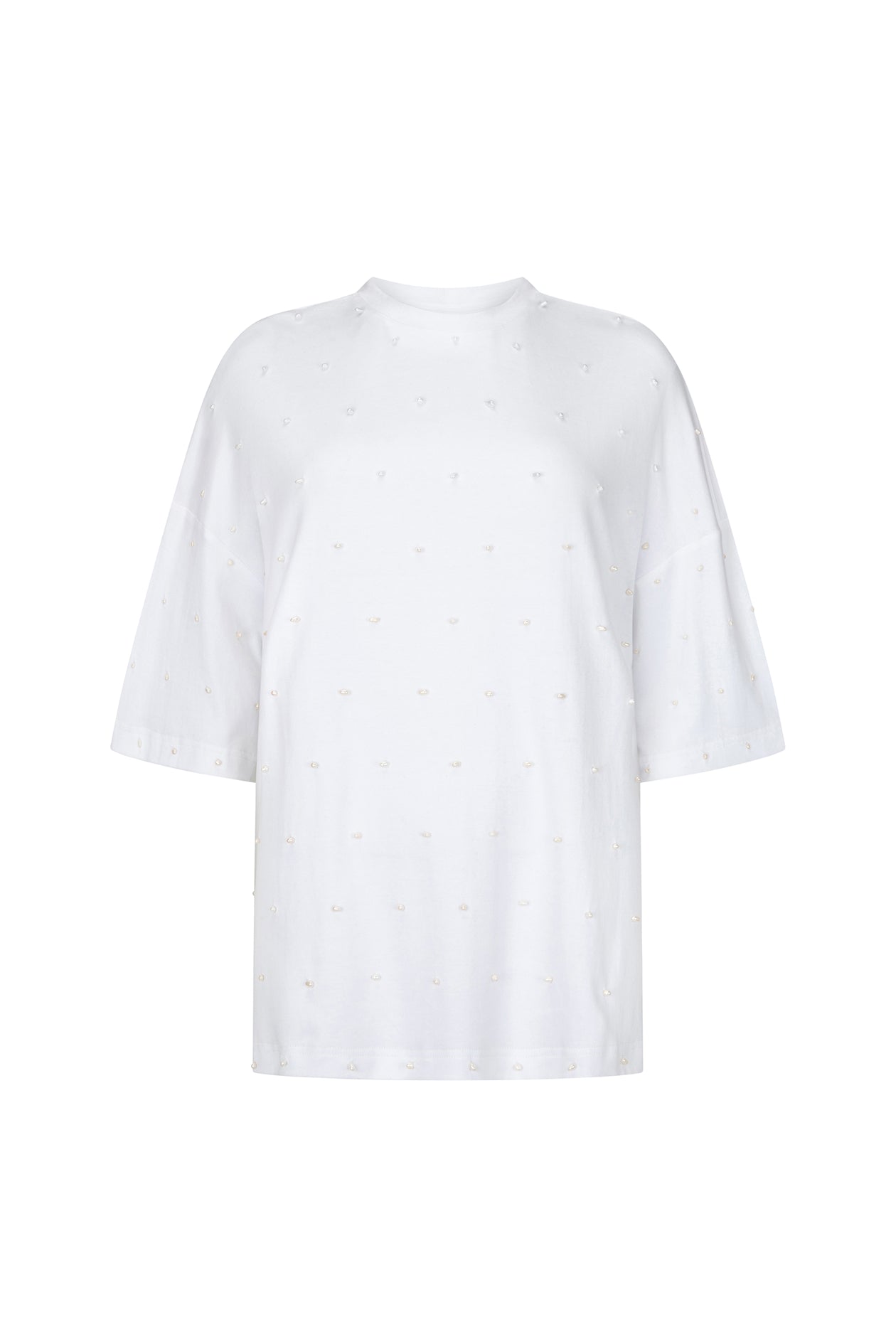 Beaded Gibson T-Shirt Pearl