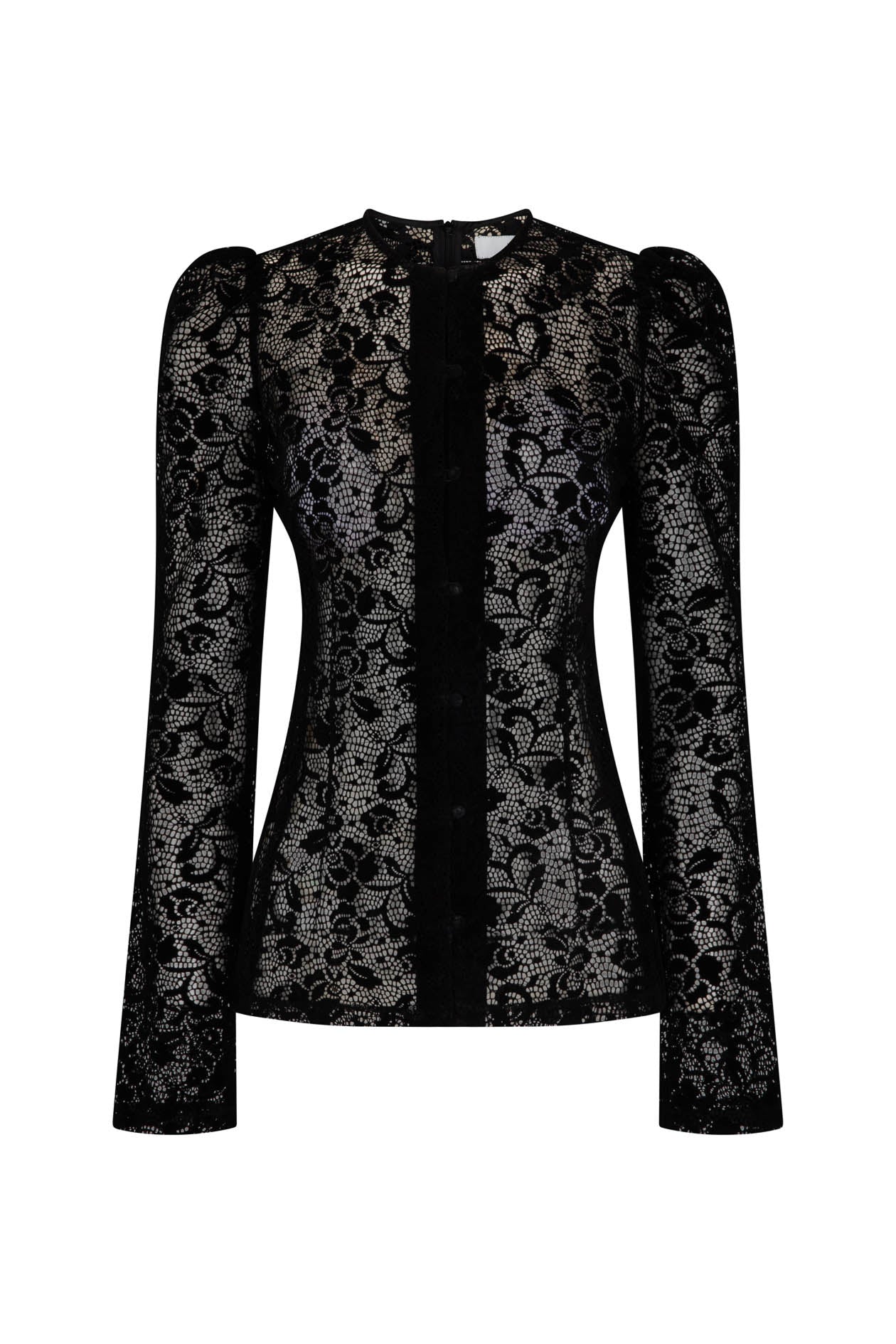 Helena Top Black Lace