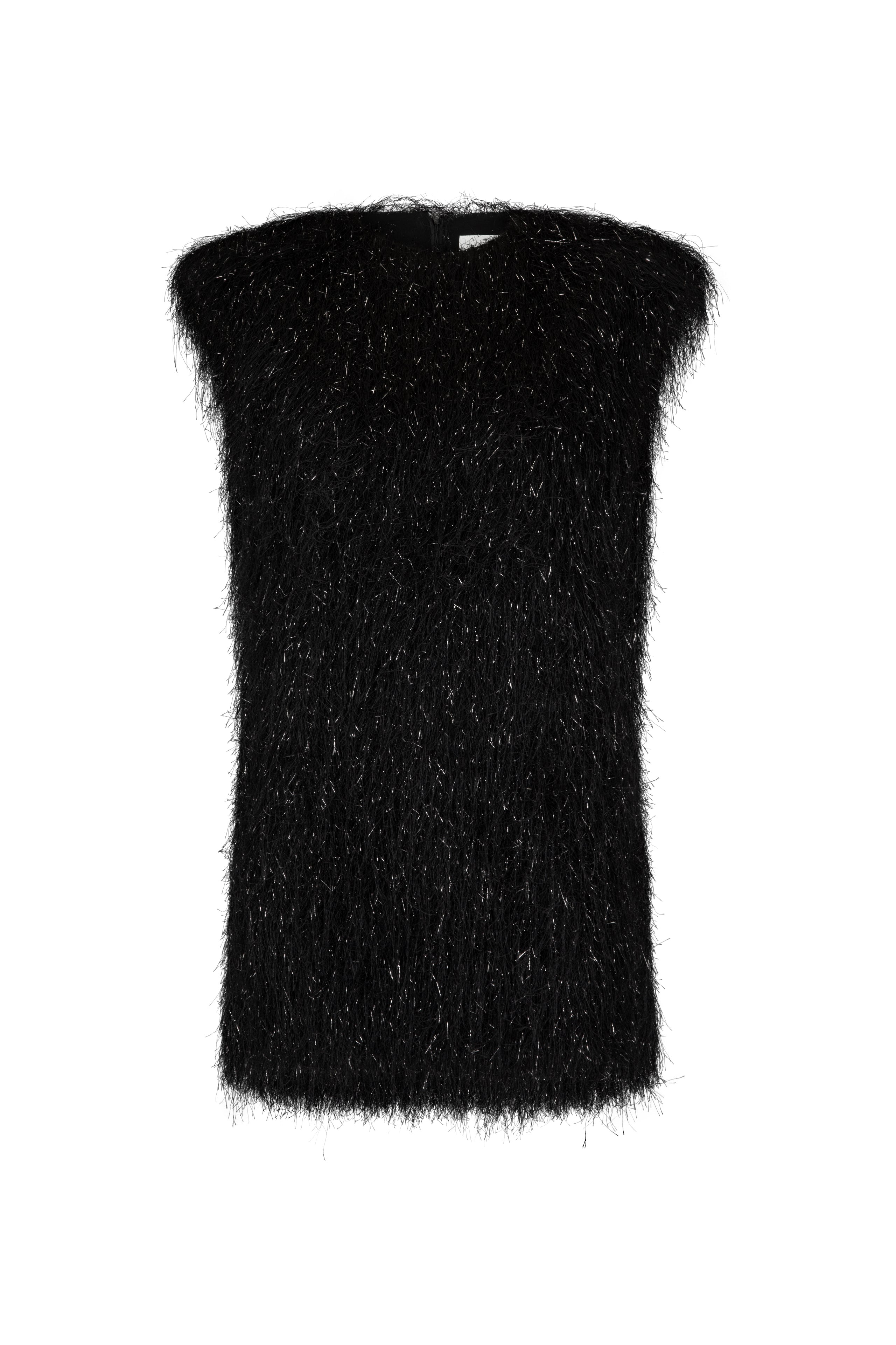 Garbo Top in Fringe Tinsel